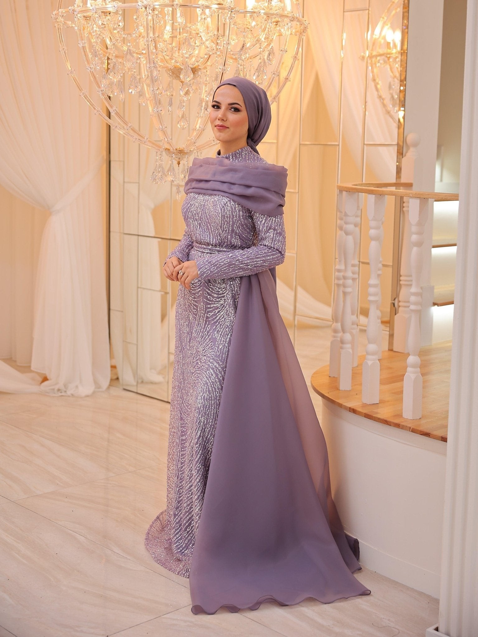 Ahven Hijab Evening Dress