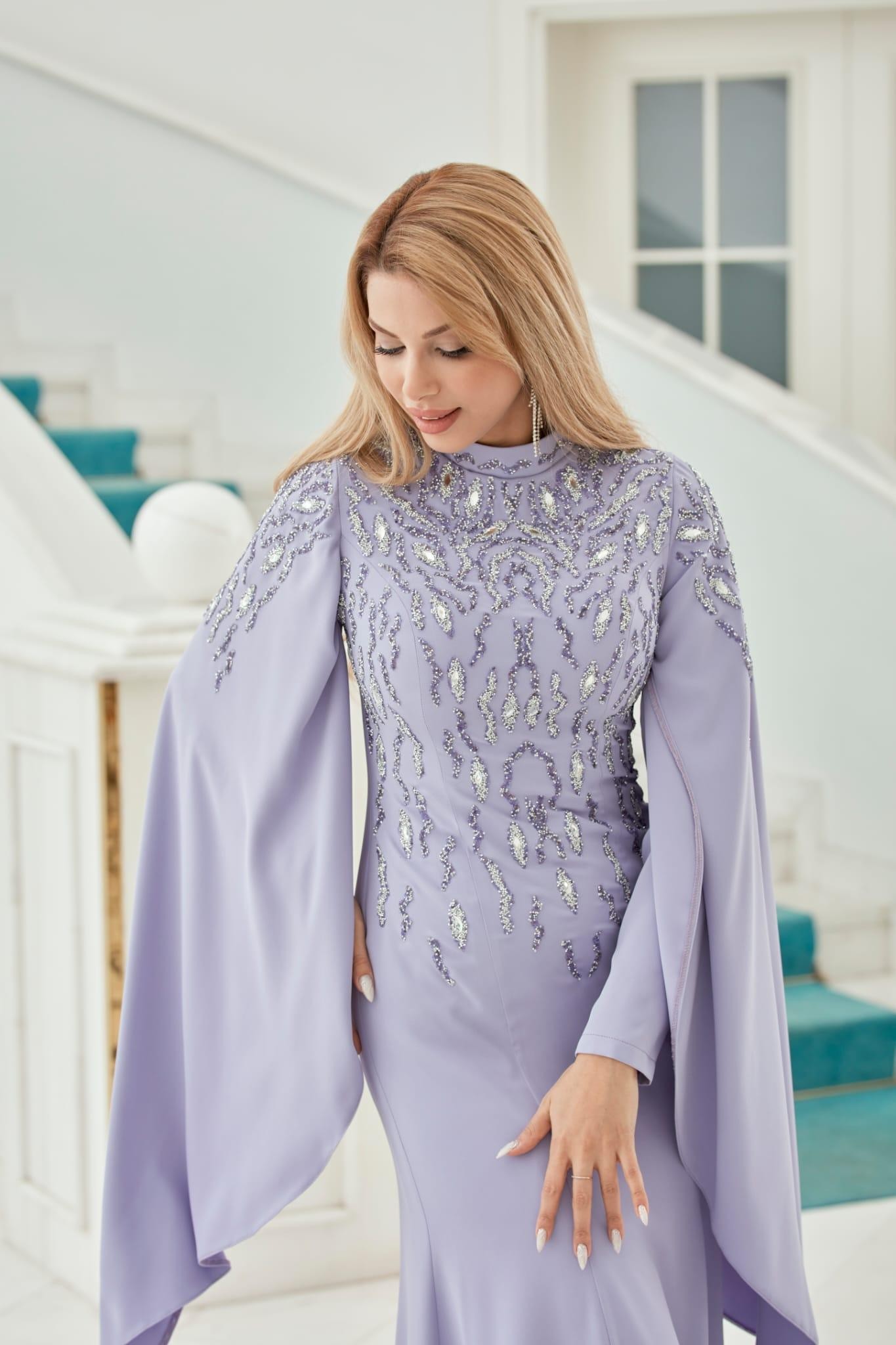 Robe de soirée ange hijab