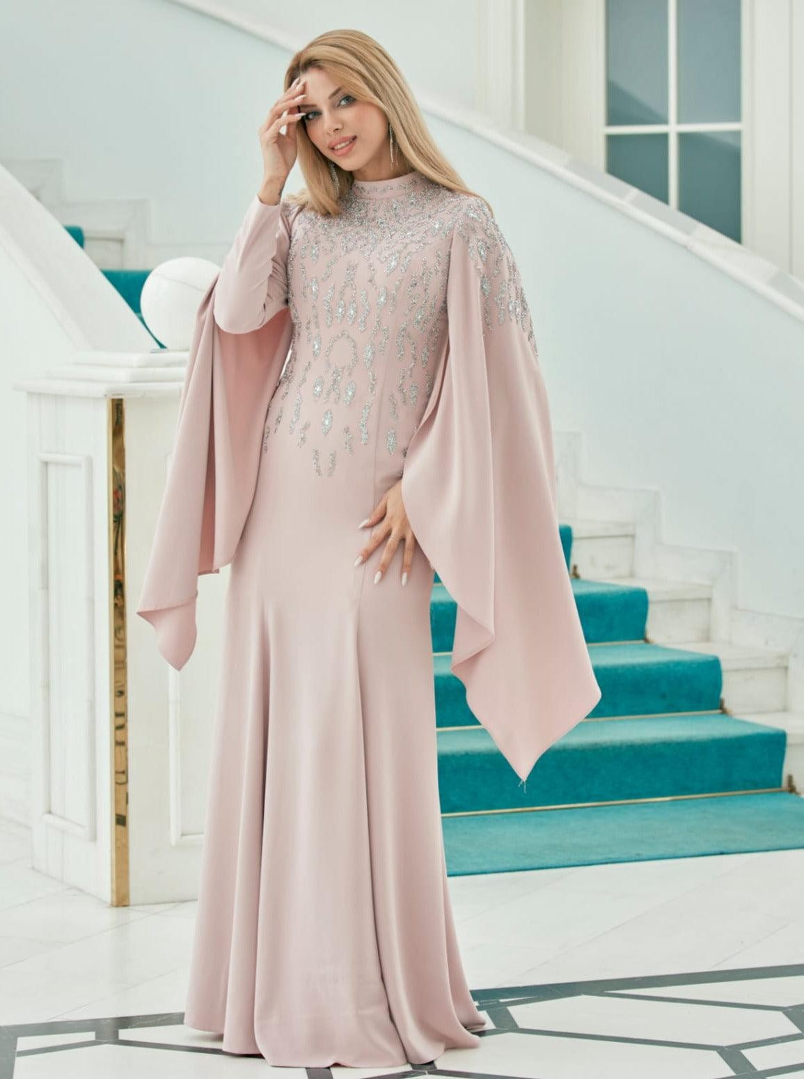 Engel Hijab Abendkleid