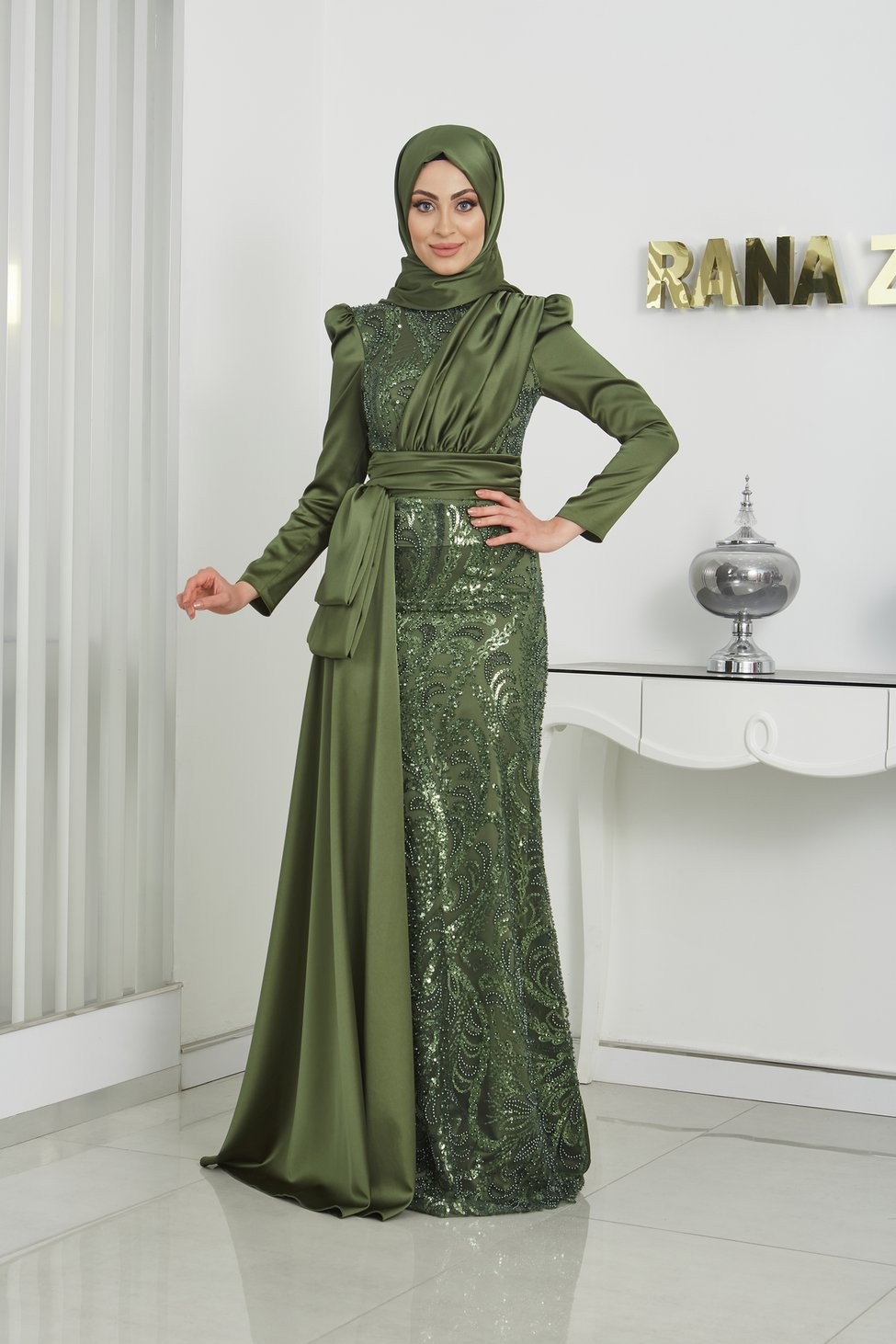 Alissa Hijab Evening Dress