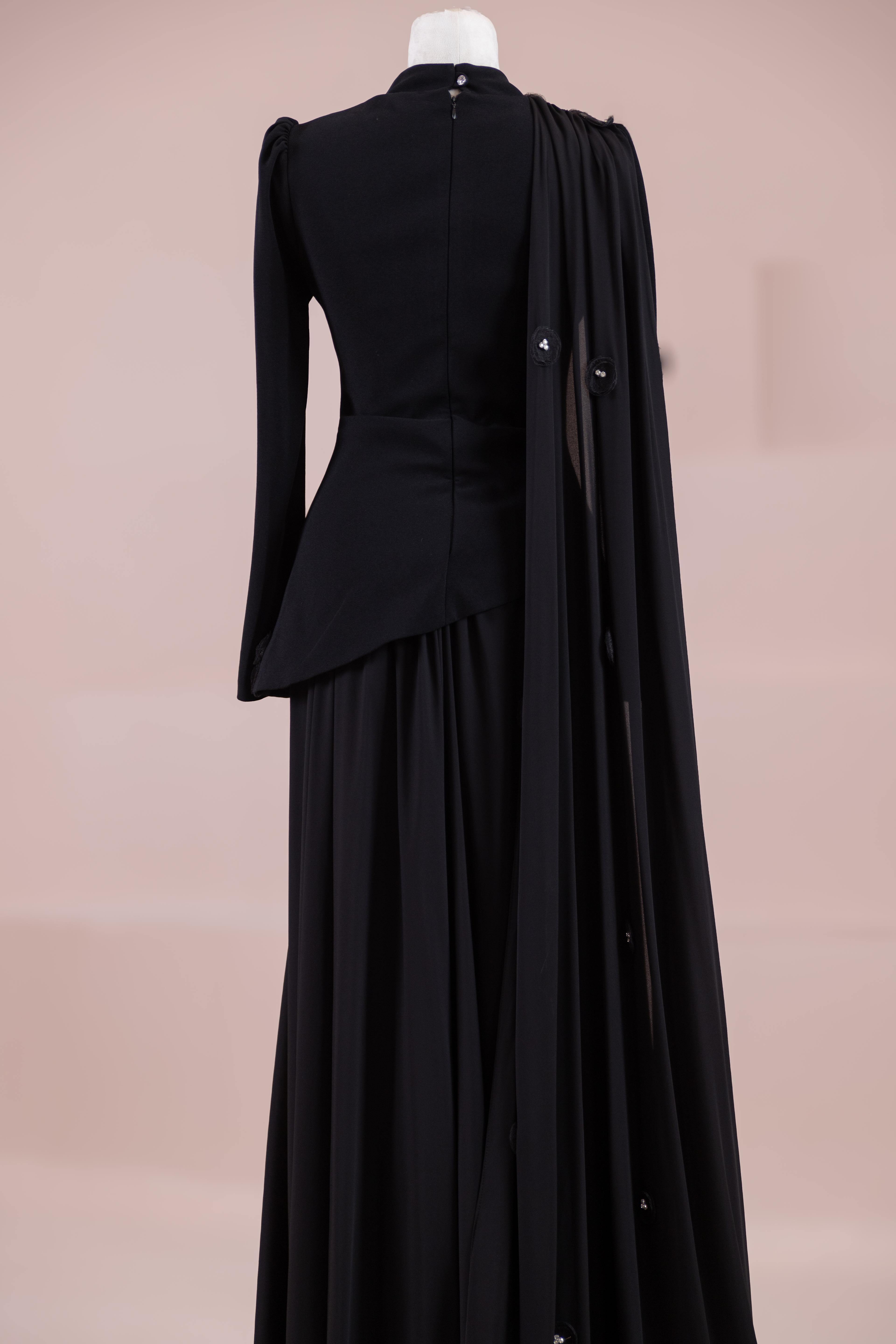 Çeliva Tesettür Abiye - Black