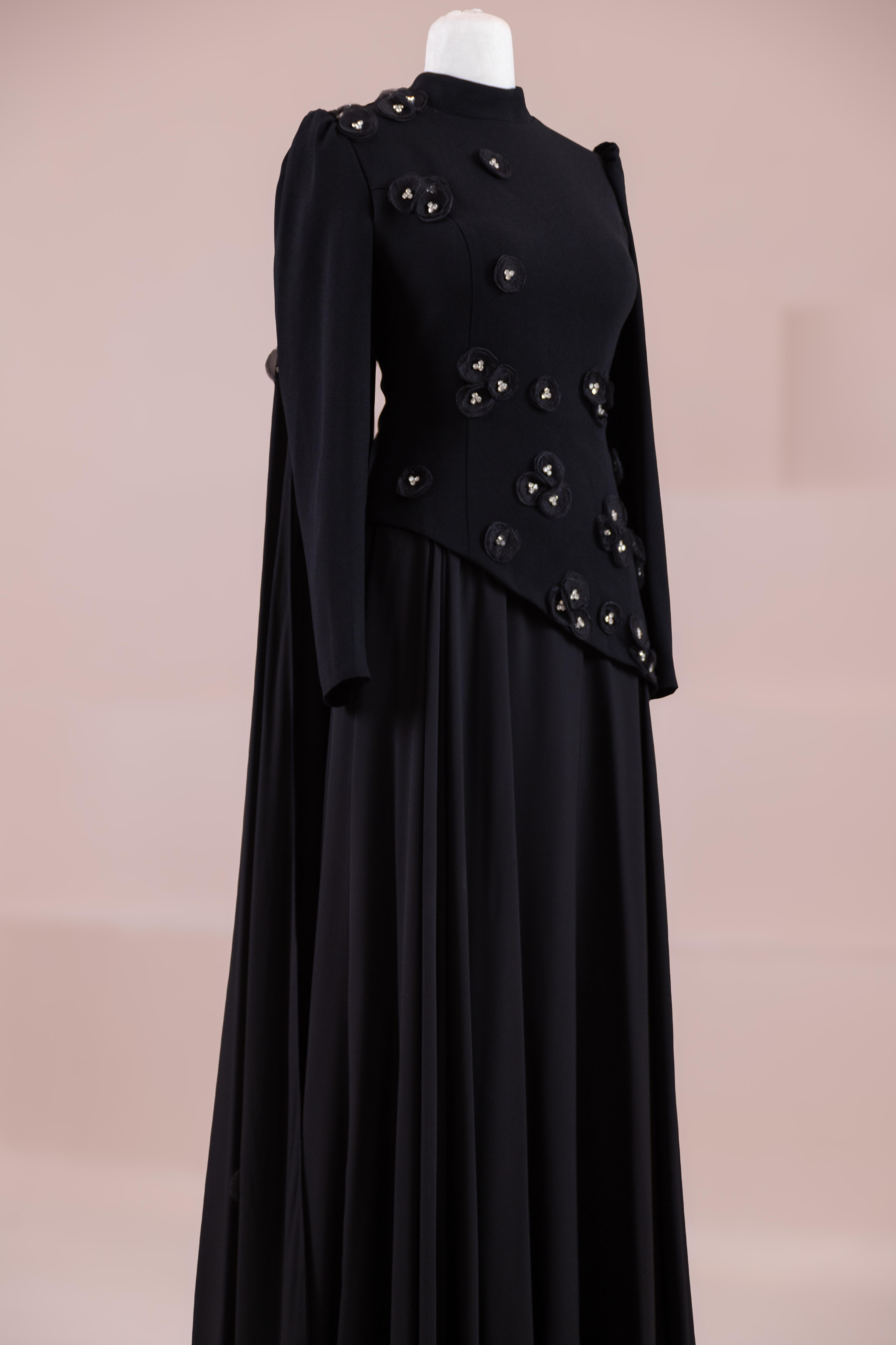 Çeliva Tesettür Abiye - Black