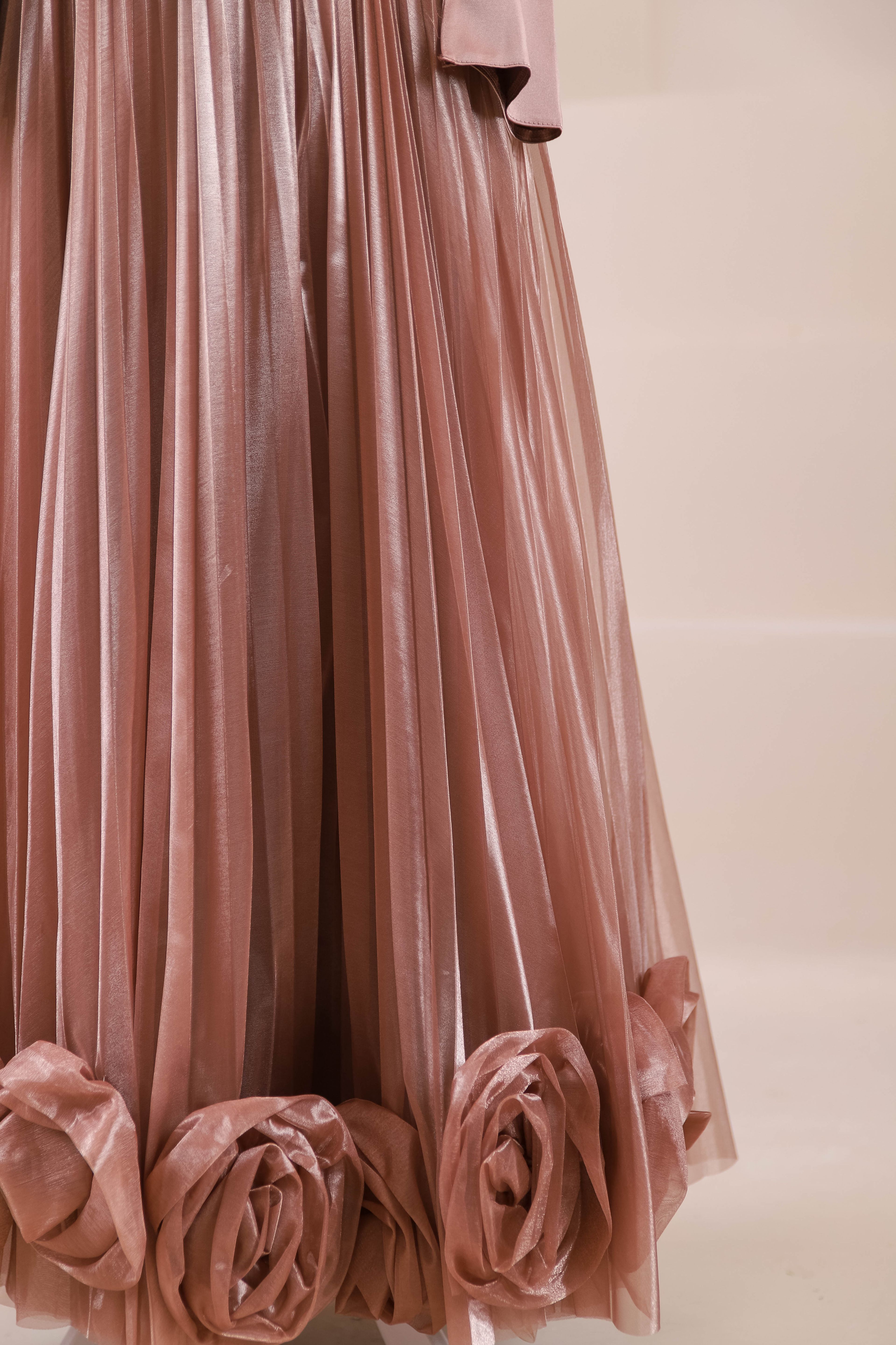 Rozya Tesettür Abiye - Rose