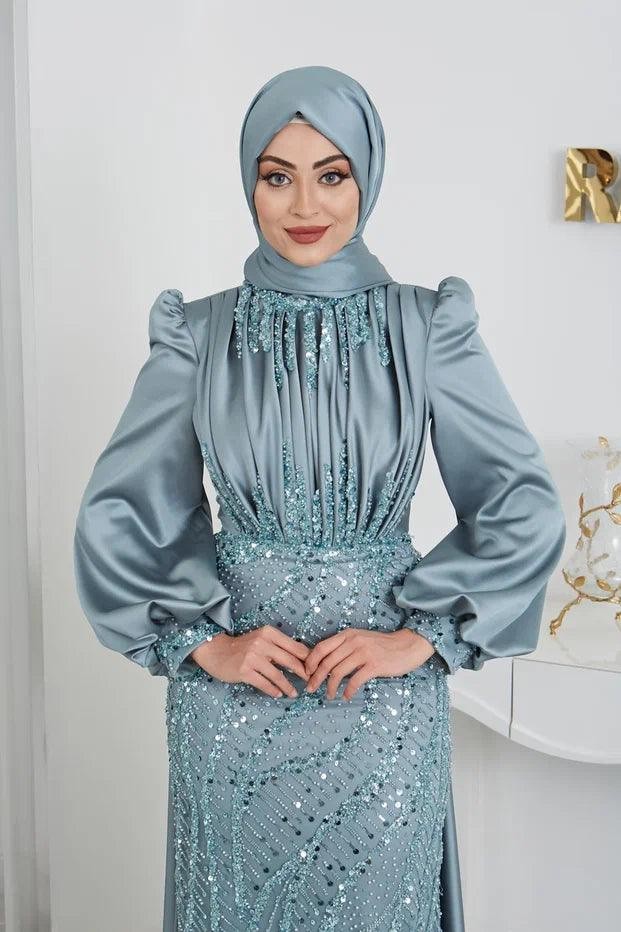 Bible Hijab Evening Dress