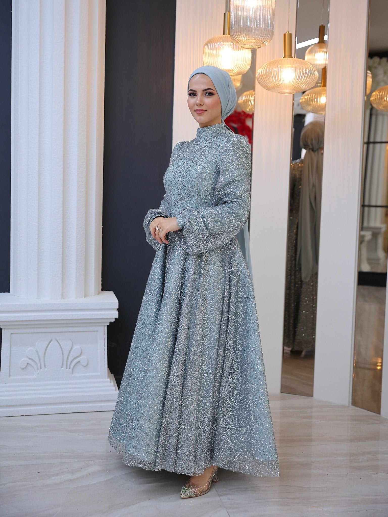 Nida Hijab Evening Dress