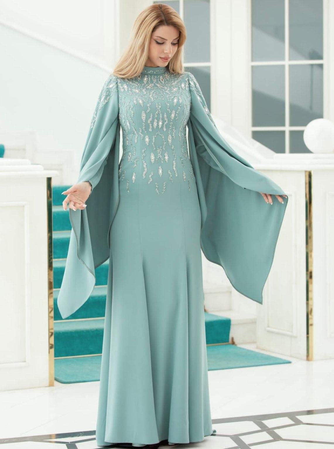 Angel Hijab Evening Dress