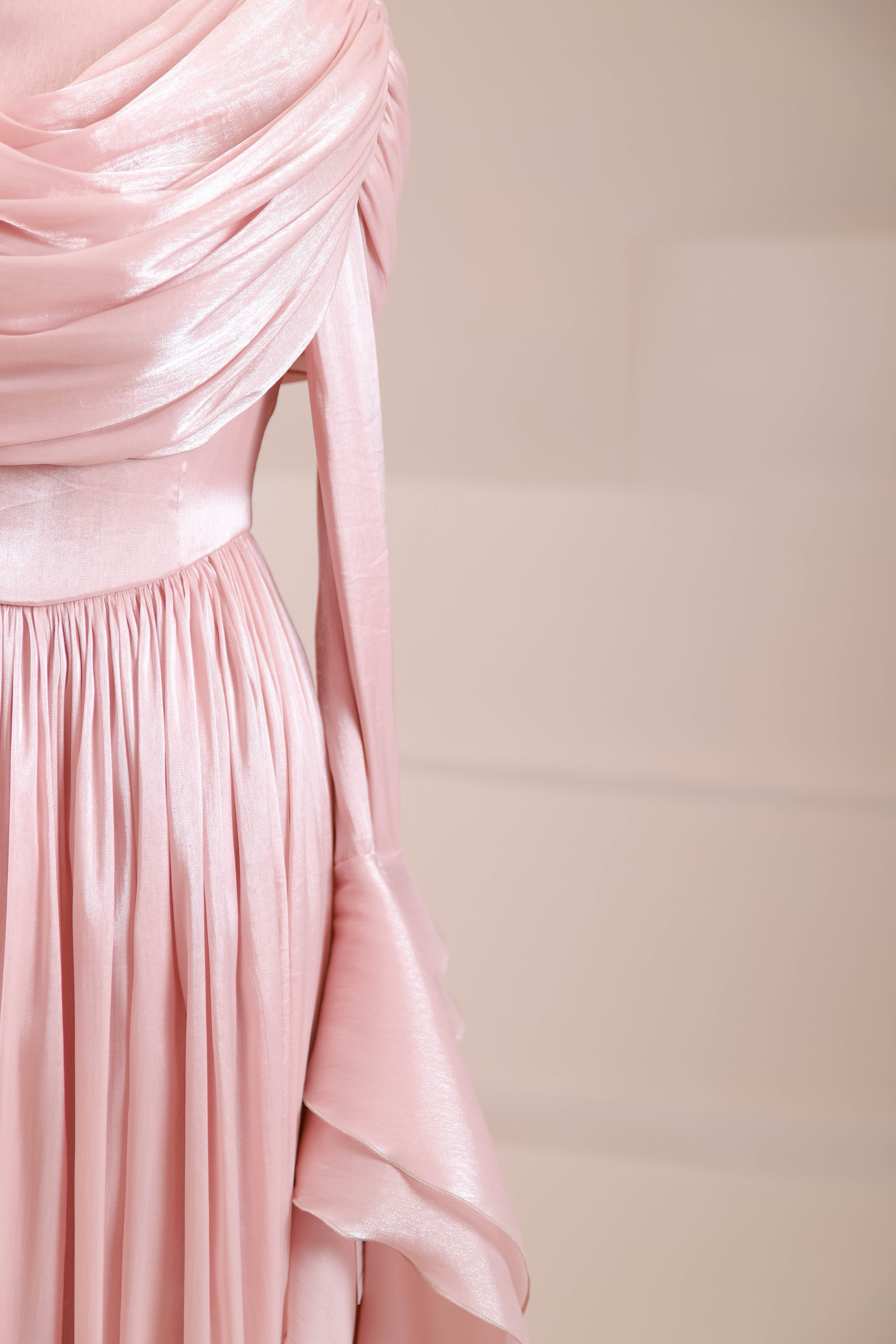 Arvia Tesettür Abiye - Powder Pink