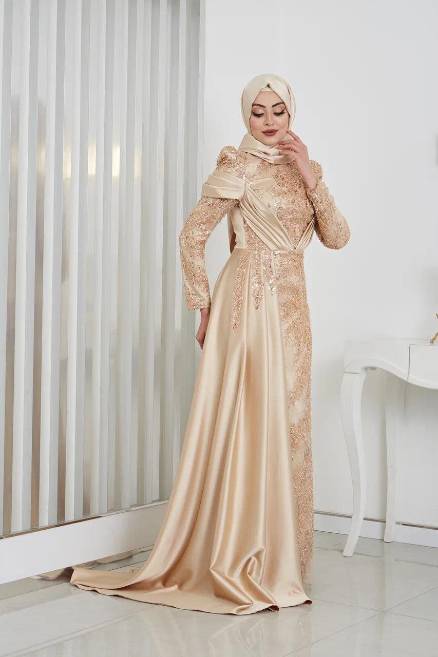 Marseille Hijab Evening Dress