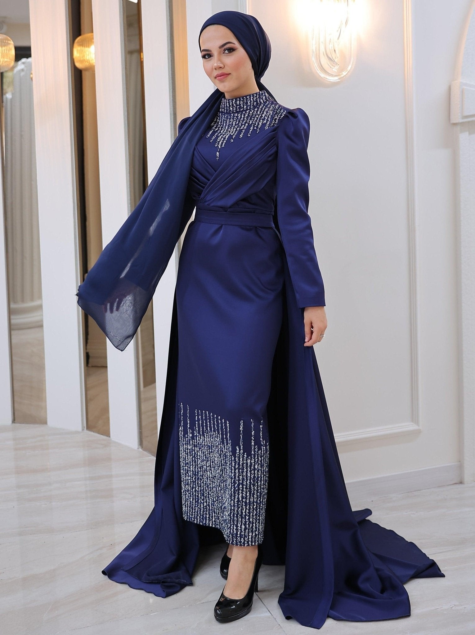 Nisa Hijab Evening Dress