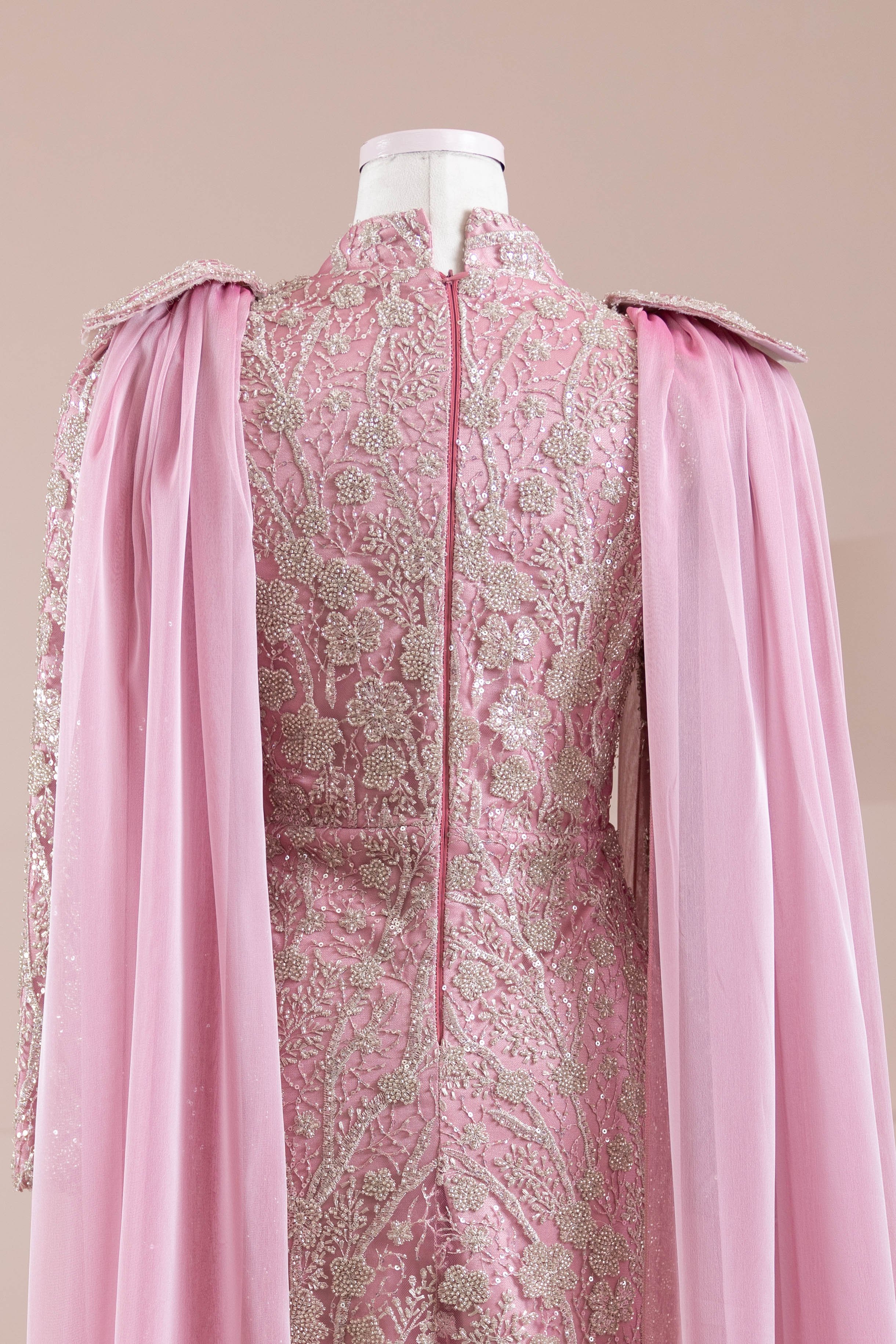 Glam Tesettür Abiye - Rose