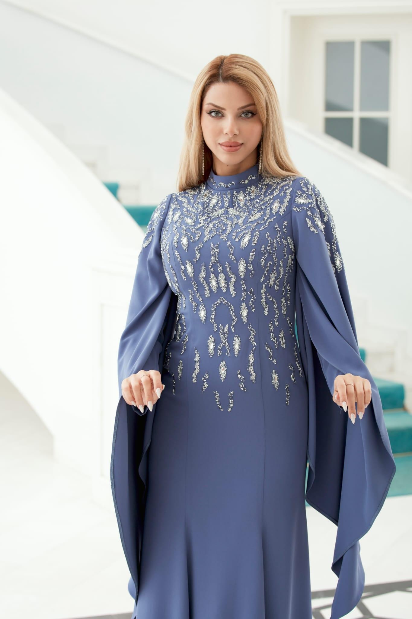 Engel Hijab Abendkleid