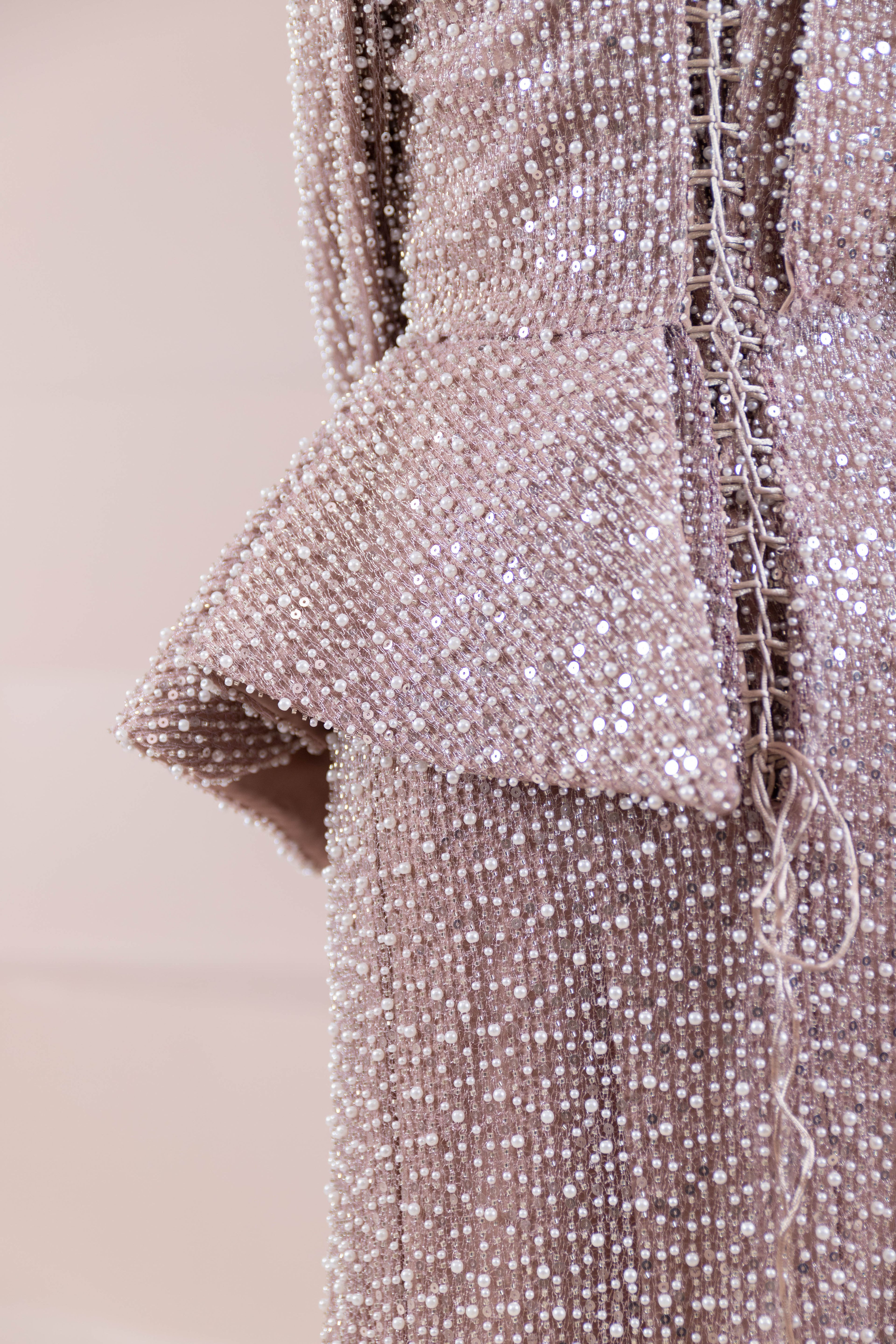 Ziva Tesettür Abiye - Powder Pink