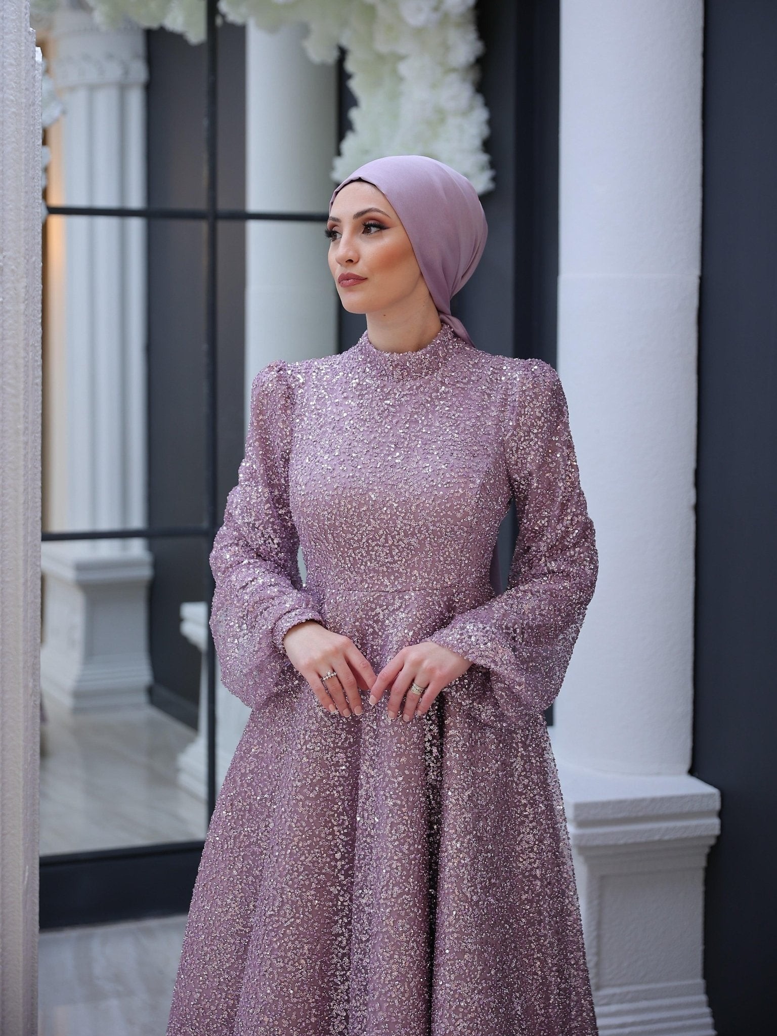 Nida Hijab Evening Dress