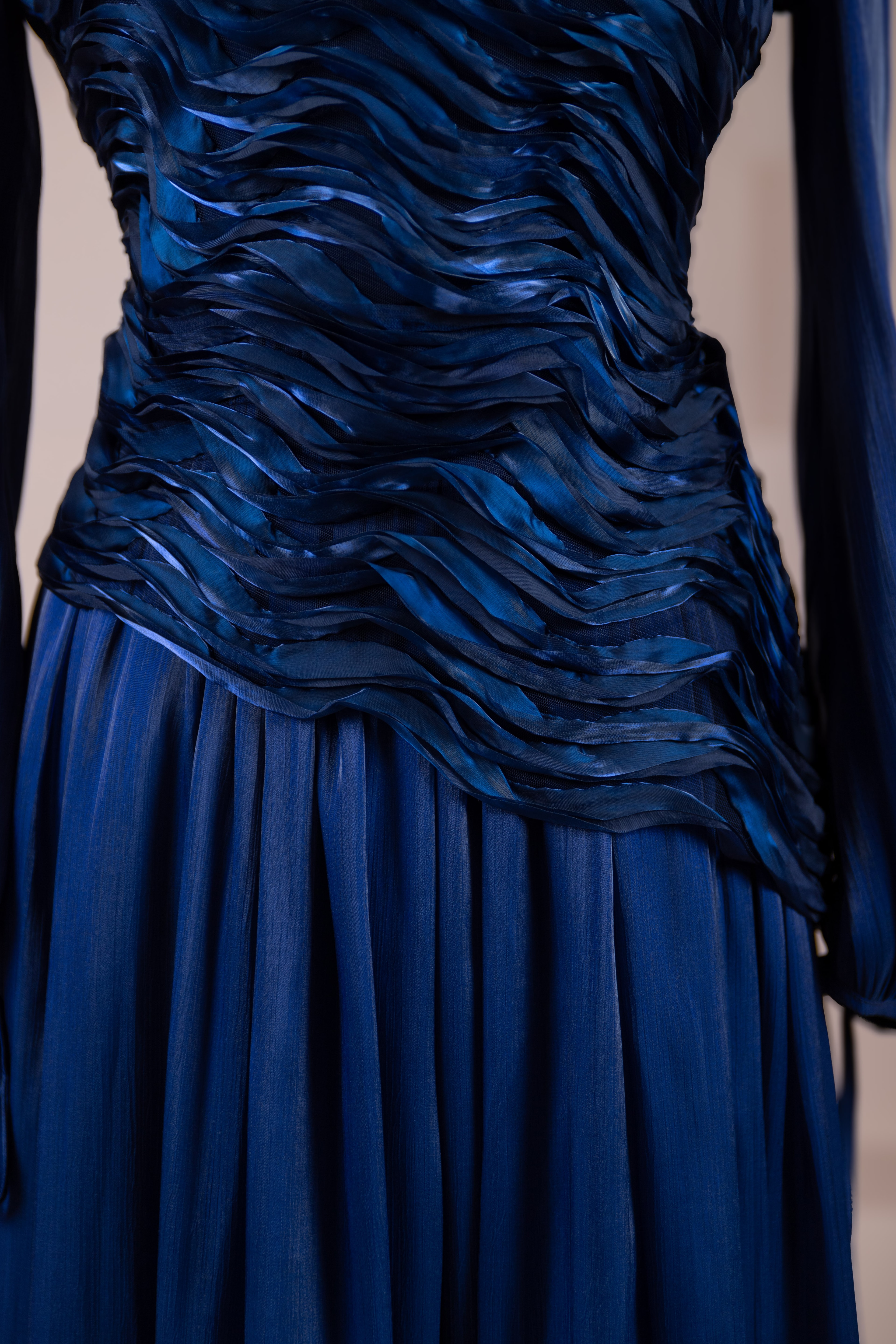 Dalia Tesettür Abiye - Navy Blue