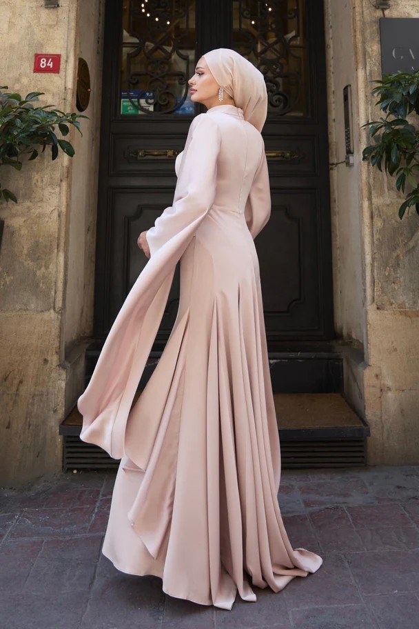 Eyşan Tesettür Abiye - Powder Pink