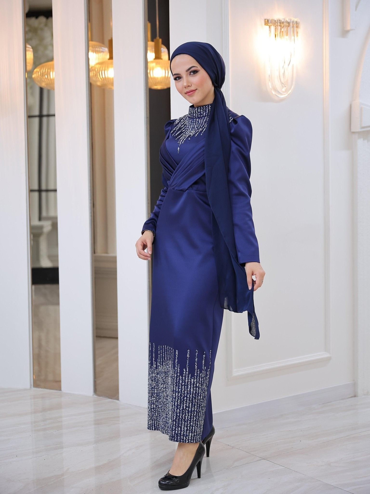 Nisa Hijab Evening Dress