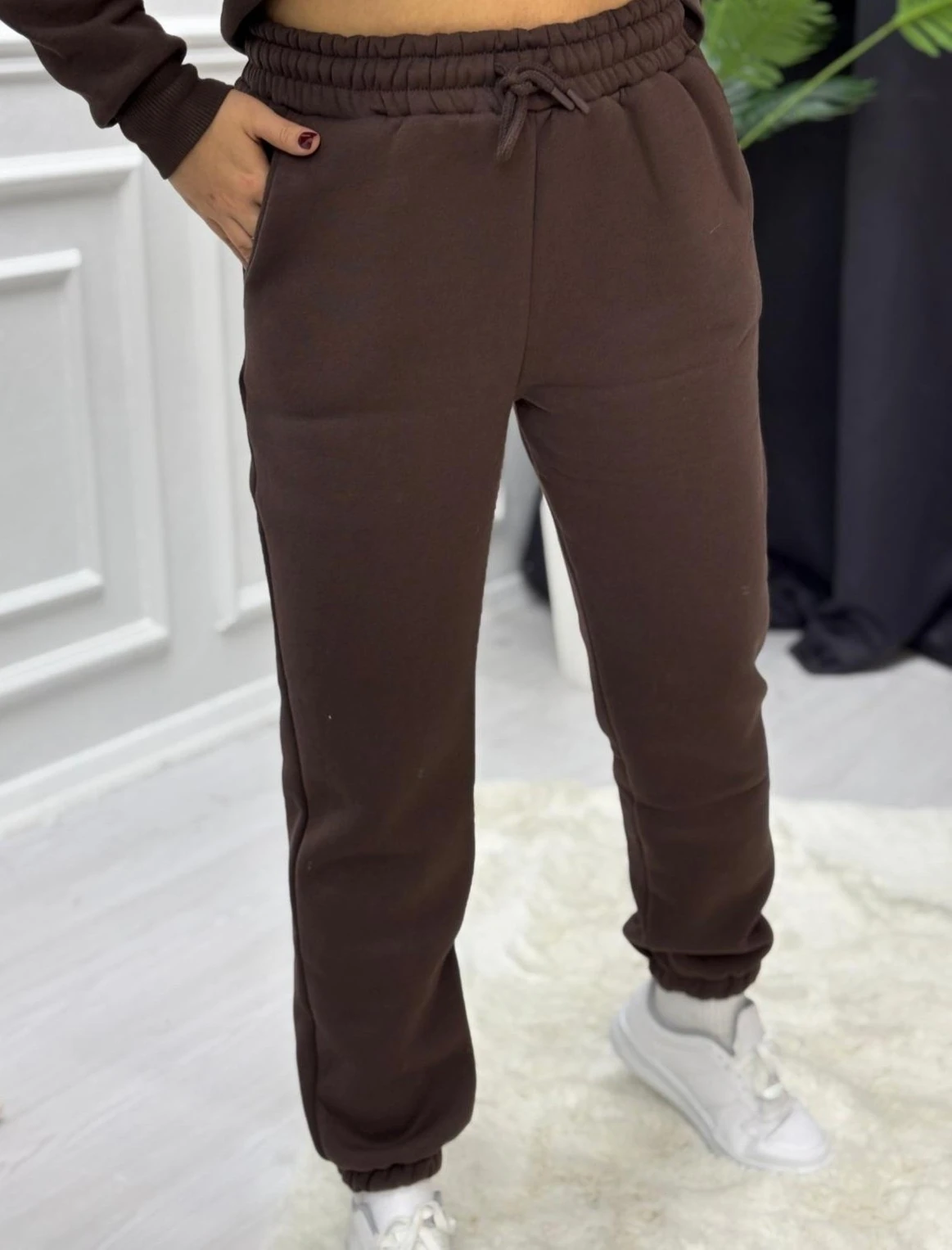 Fermuarlı Üç İplik Eşofman Takımı