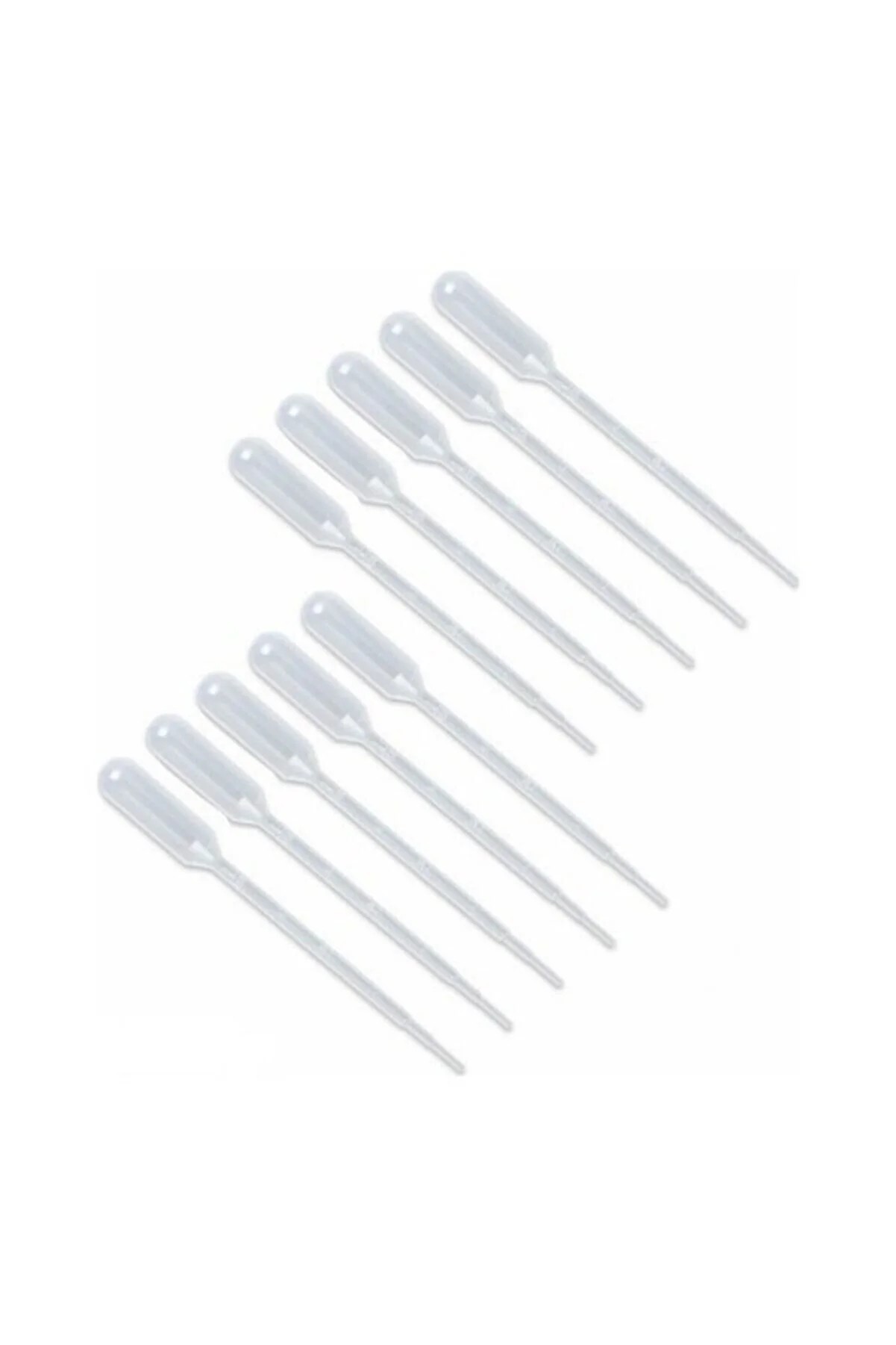 10 Adet Pipetler Sıvı Damlalık