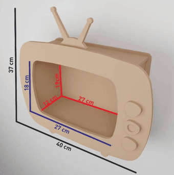 Boyanabilir Ahşap TV