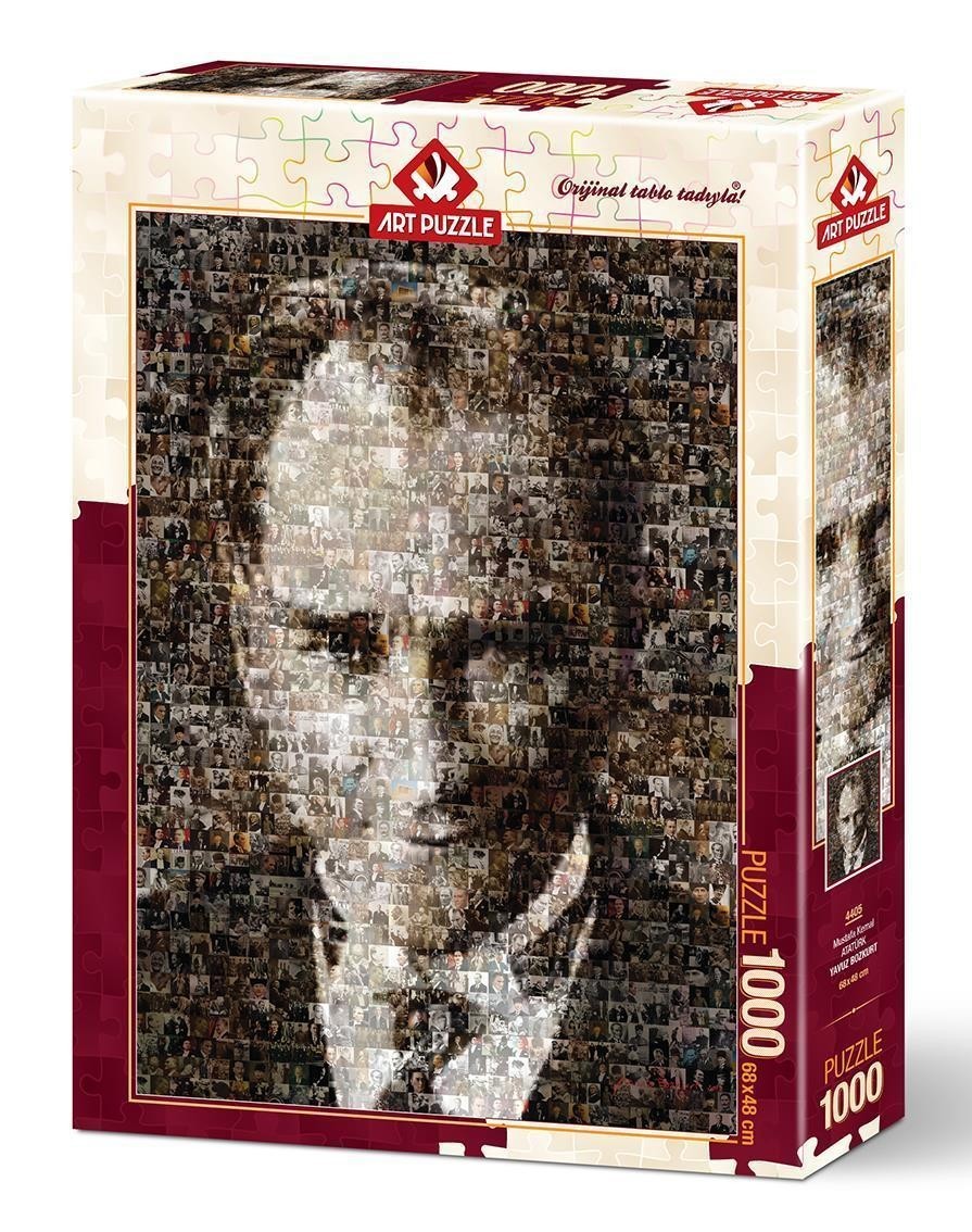 Mustafa Kemal Atatürk (Kolaj Puzzle) 1000 Parça Puzzle