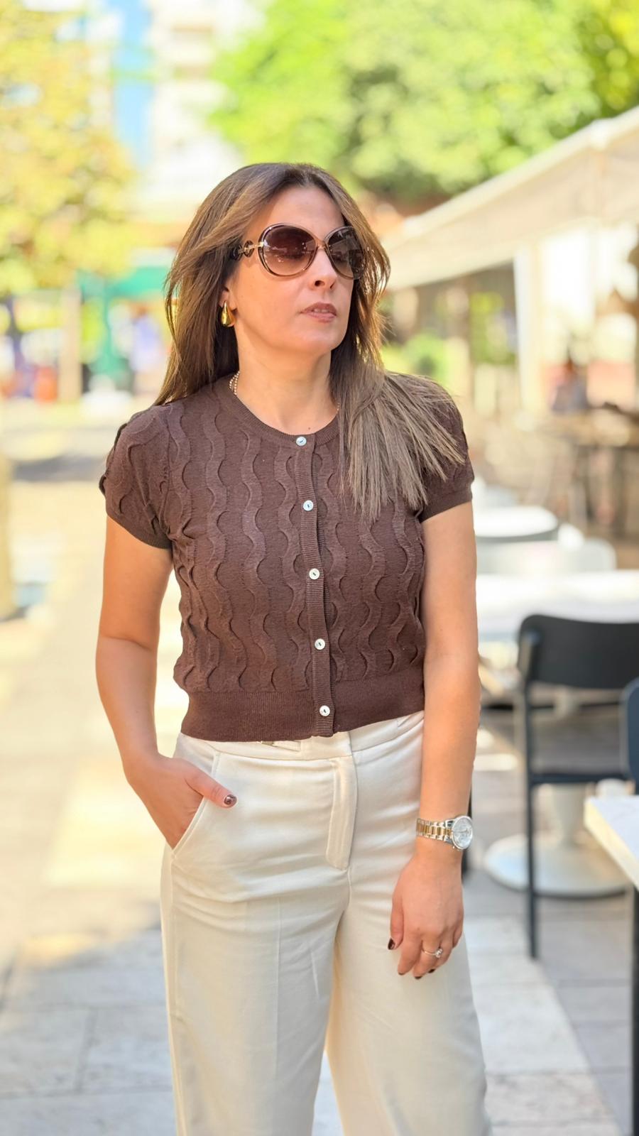 önden dügmeli bluz dilvin 