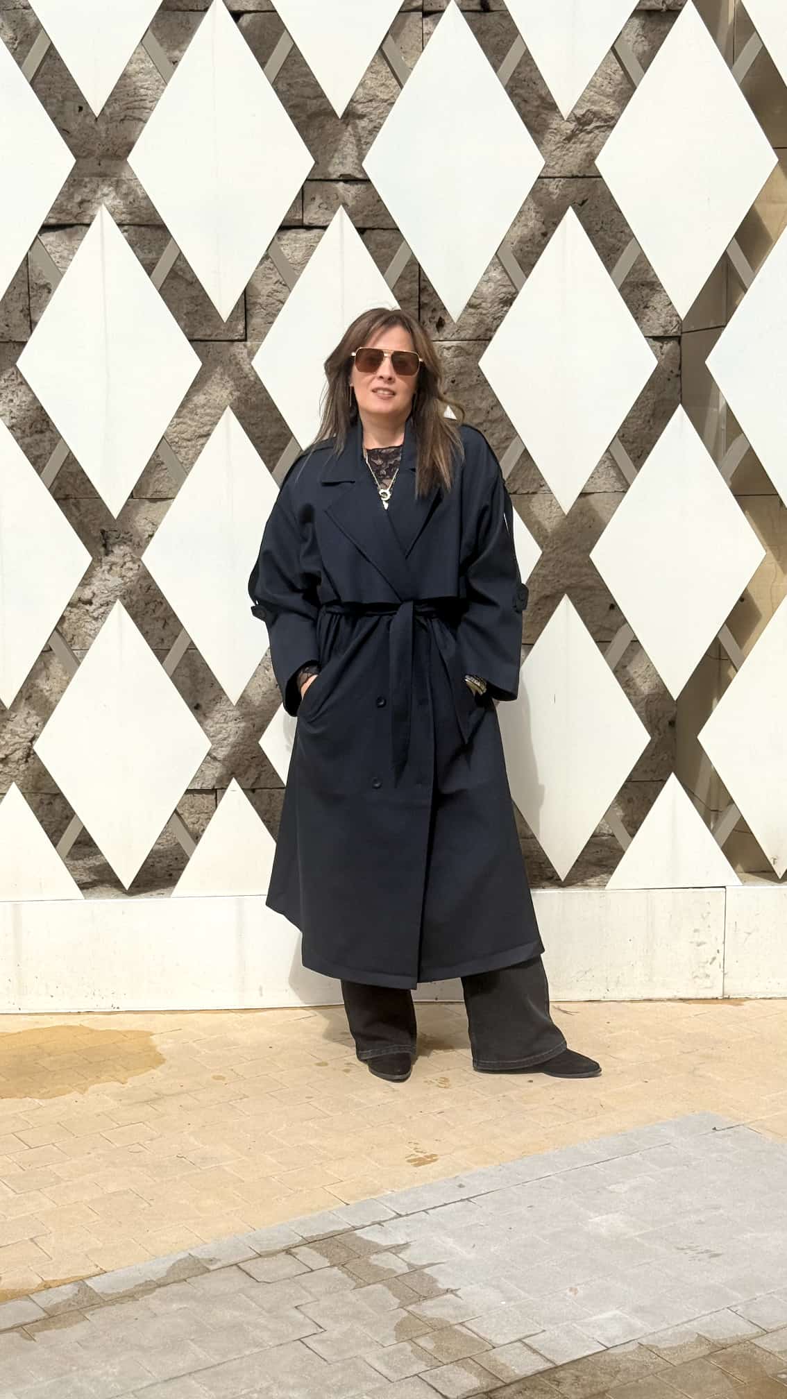 lacivert trenc ceket 