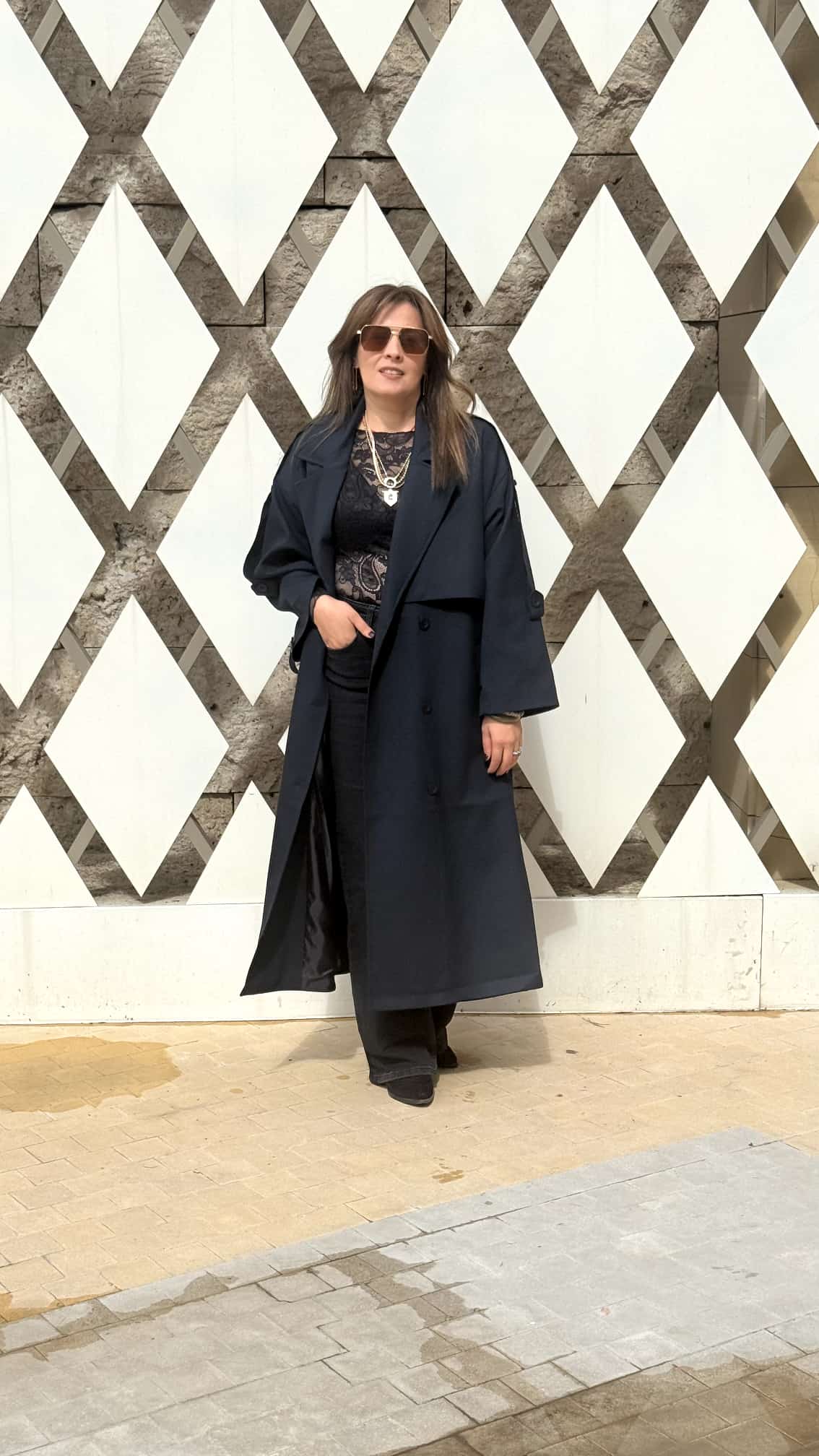 lacivert trenc ceket 