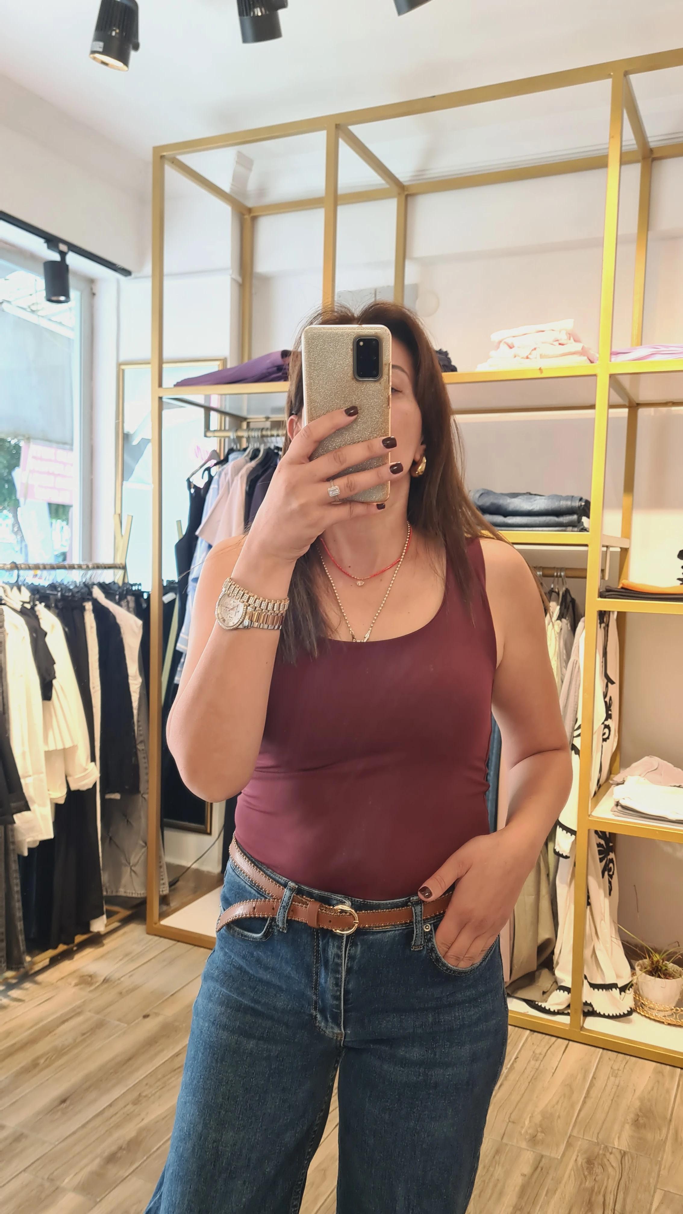 kare yaka badı bordo  renk 