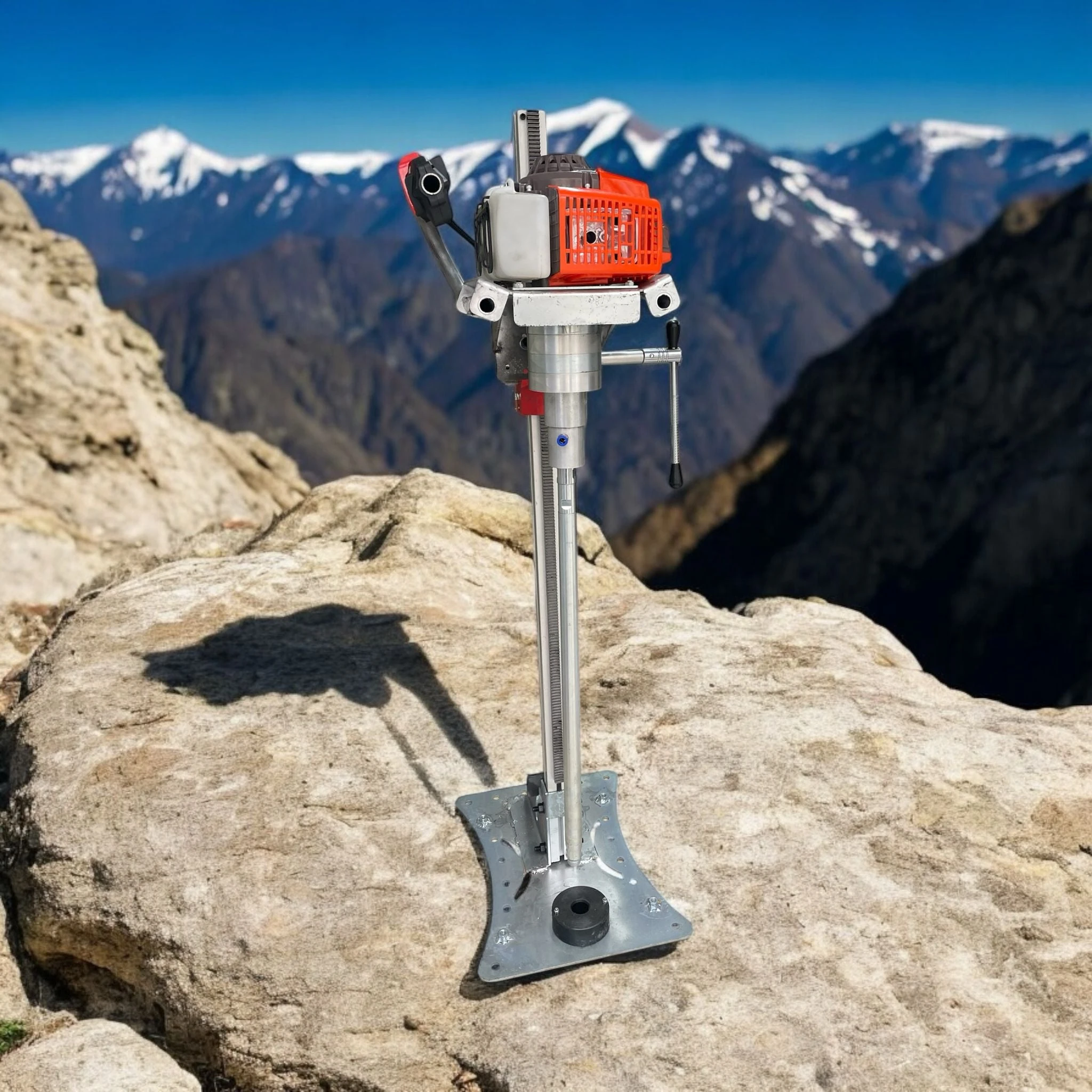 SONDAJSAN   BENZİNLİ  EL SONDAJ MAKINESI AÇILI SEHPALI SET