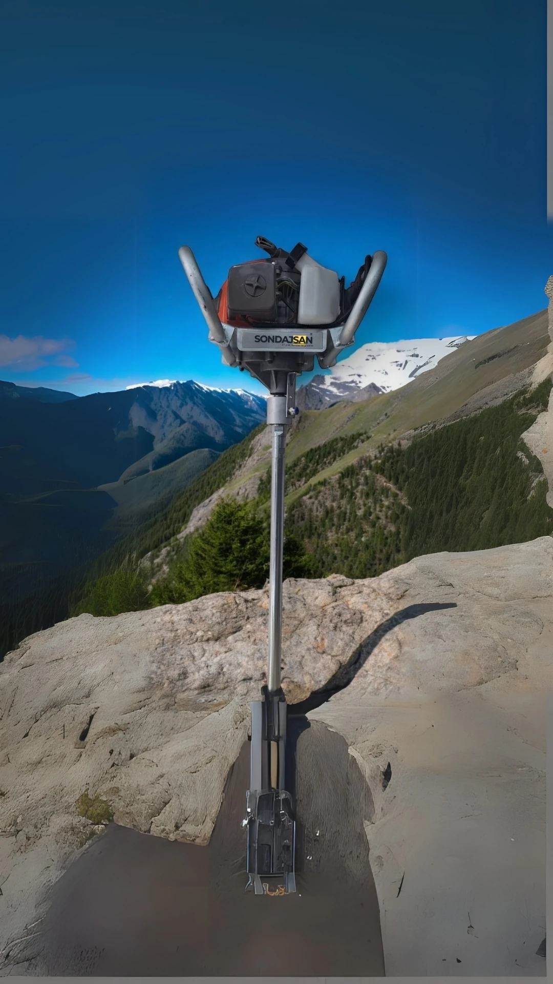 Ecoplus el sondaj makinesi 5.5hp Planet Şanzıman