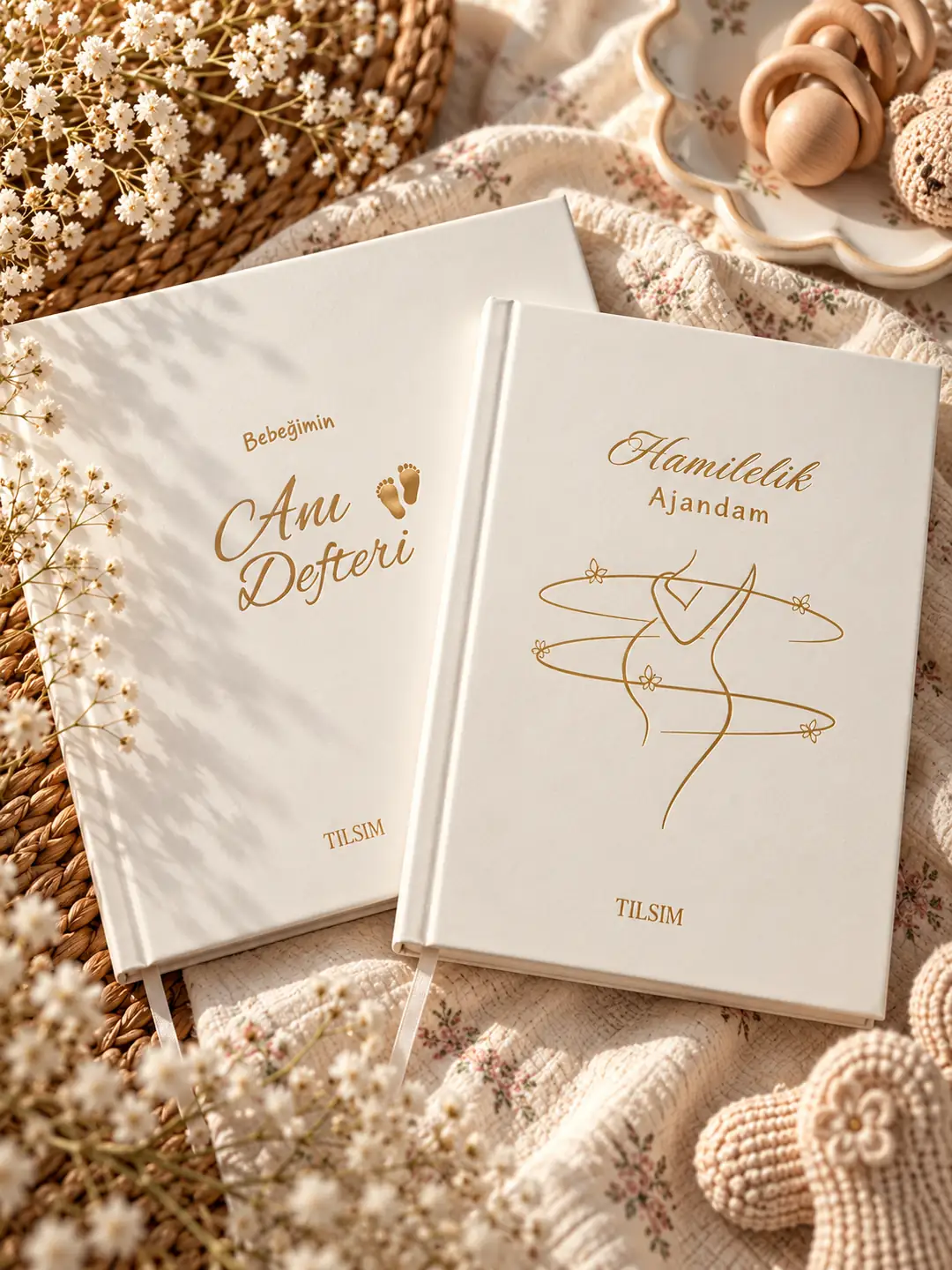 Bebek Anı Defteri & Hamile Ajandası Seti