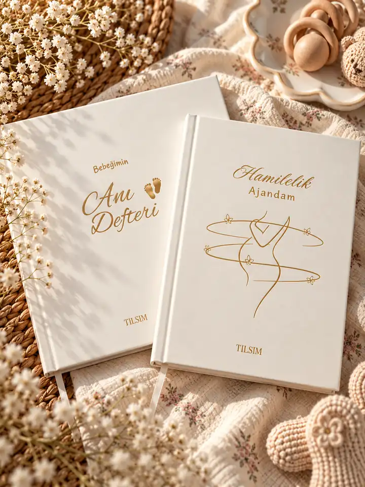 Bebek Anı Defteri & Hamile Ajandası Seti