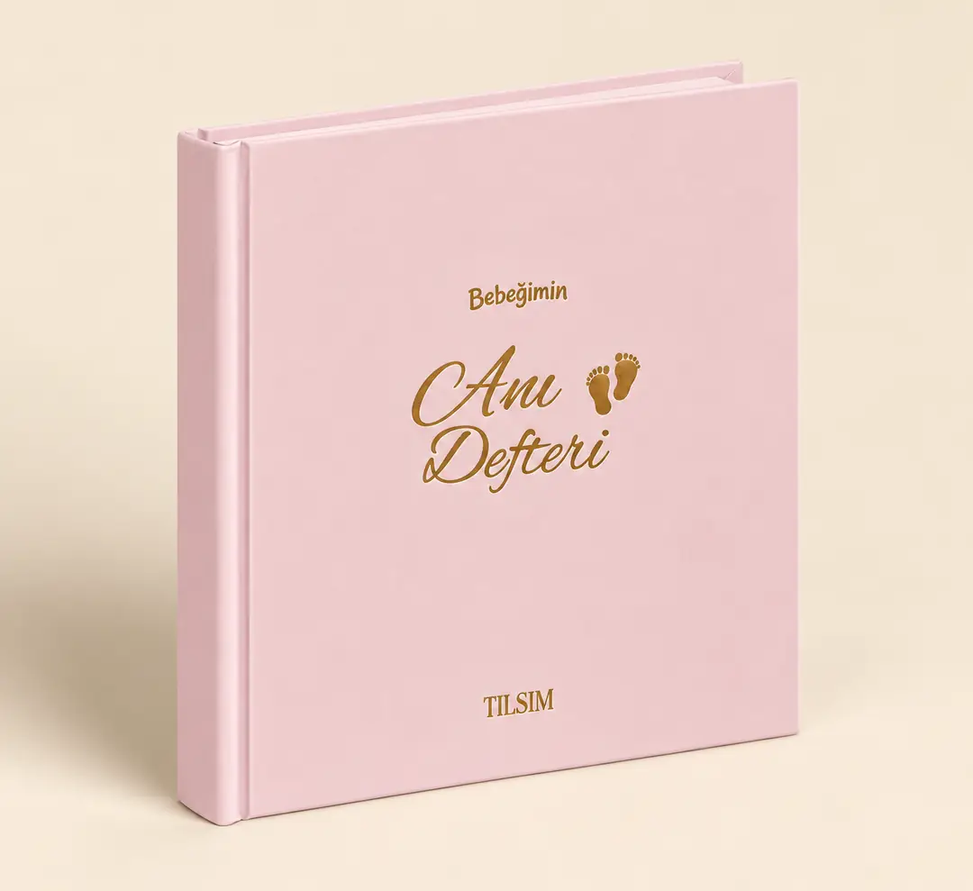 Bebeğimin Anı Defteri Seti Pembe 3
