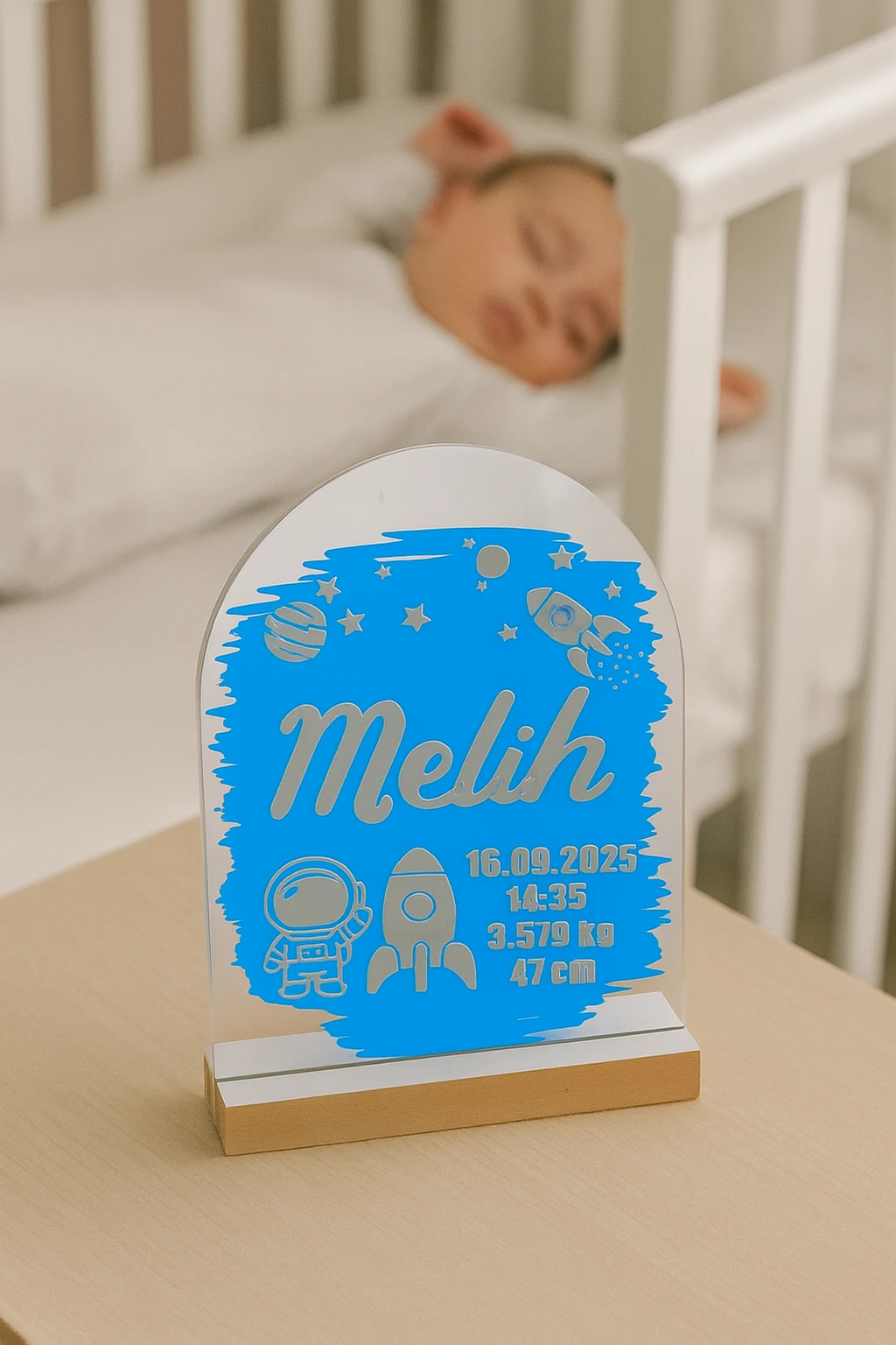 İsimli Doğum Panosu Astronot