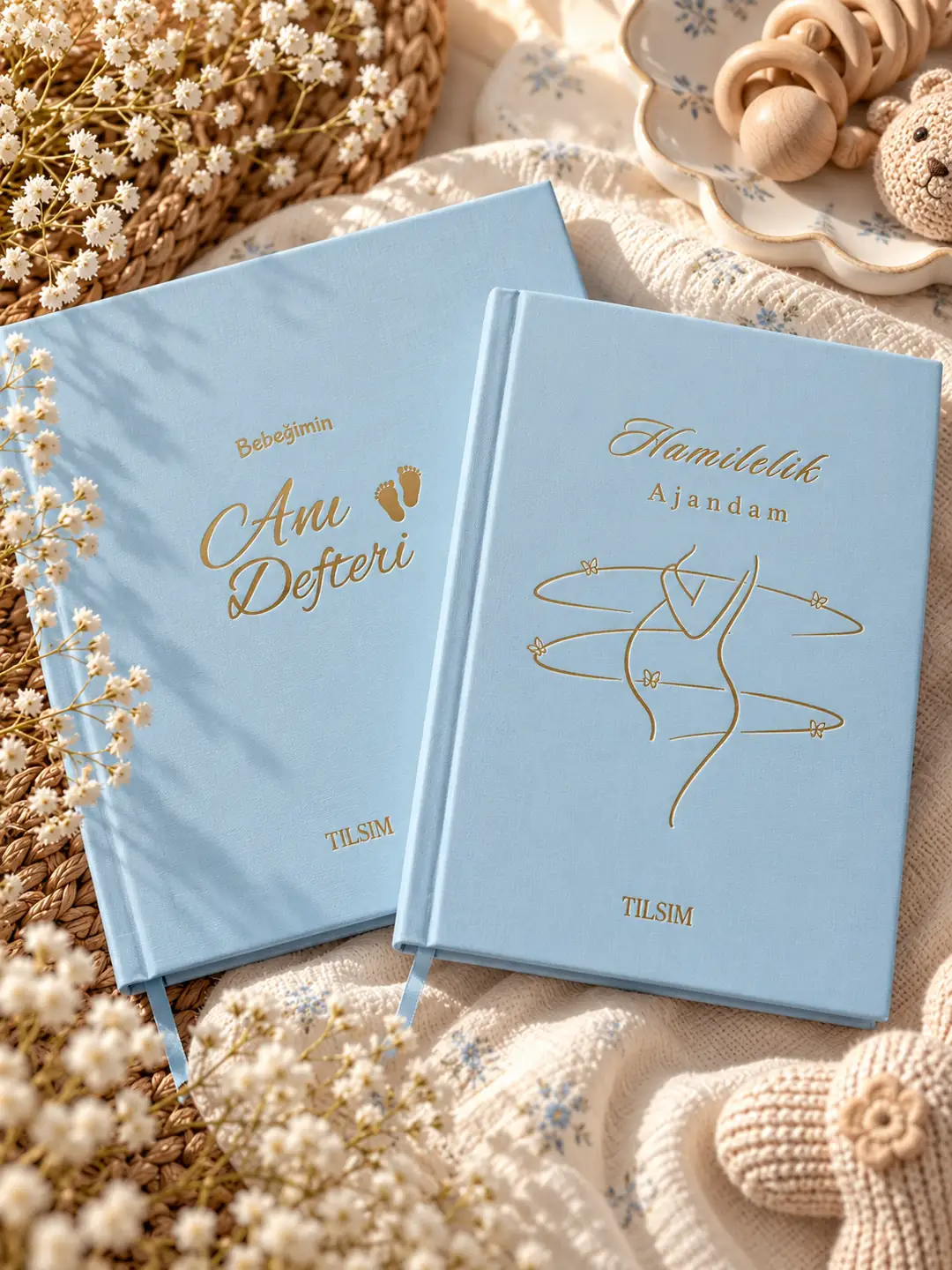 Bebek Anı Defteri & Hamile Ajandası Seti 4