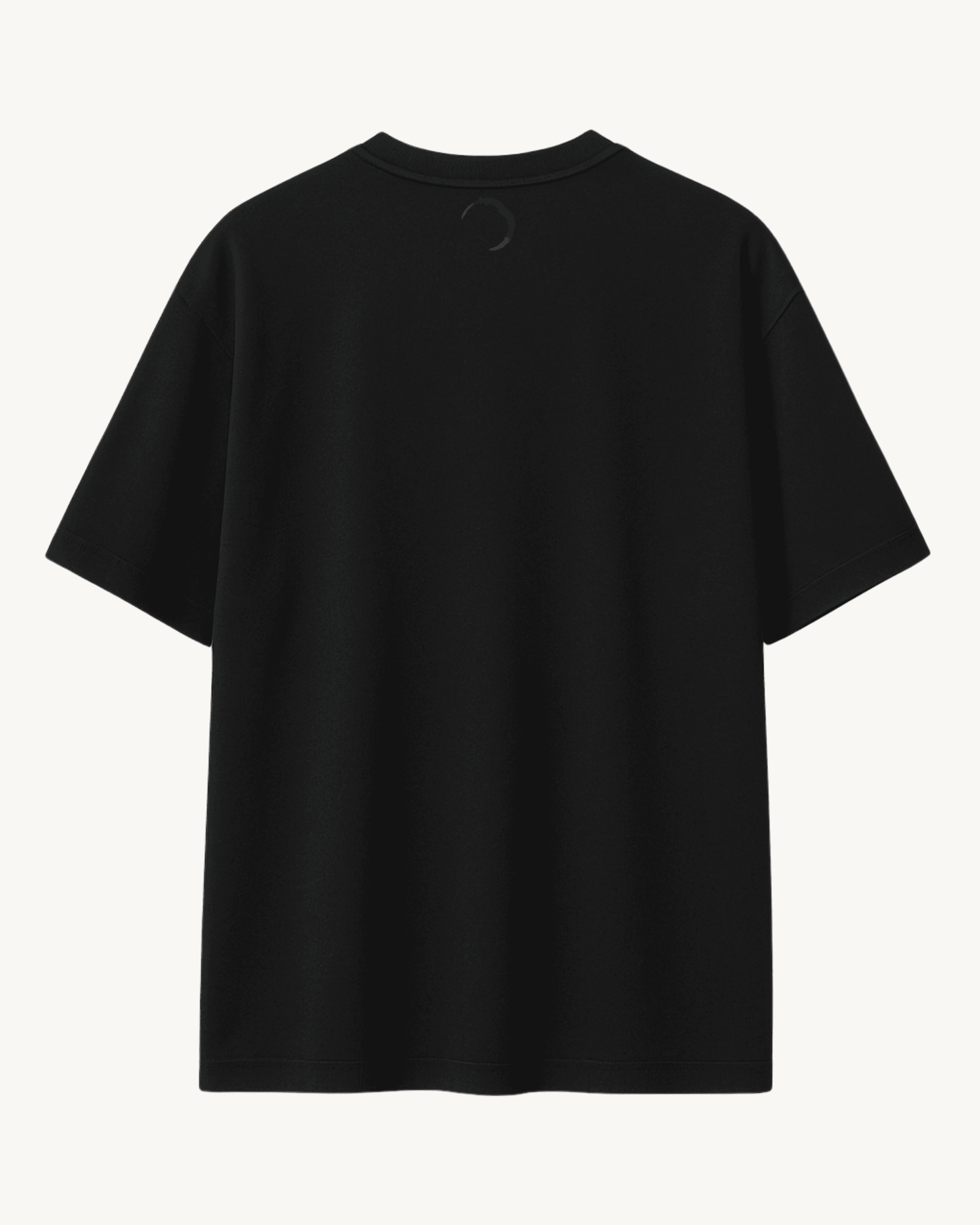 ADANESS Basic Oversize Unisex Tişört - Siyah