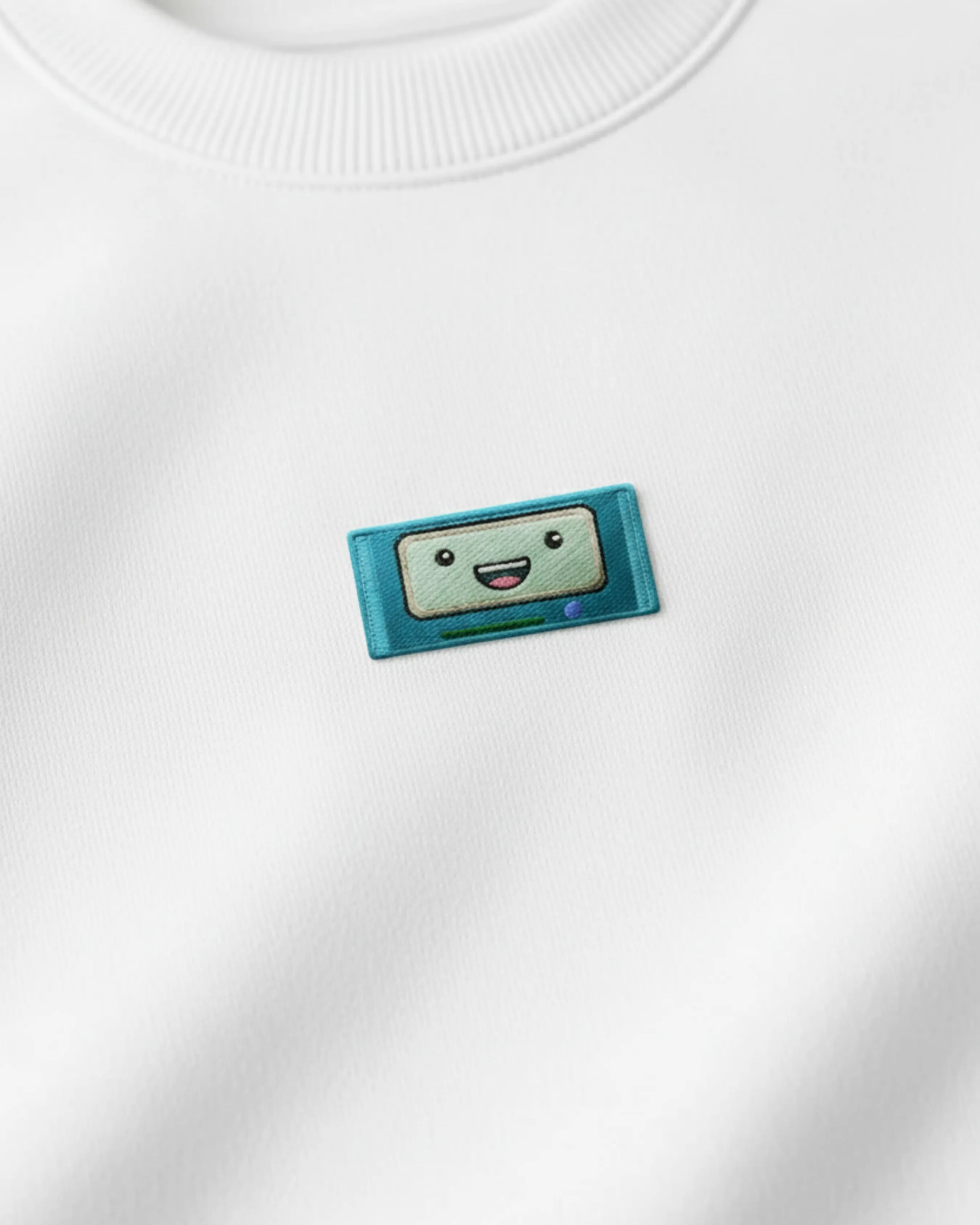 BMO Pixel Mood Premium Sweatshirt - Beyaz