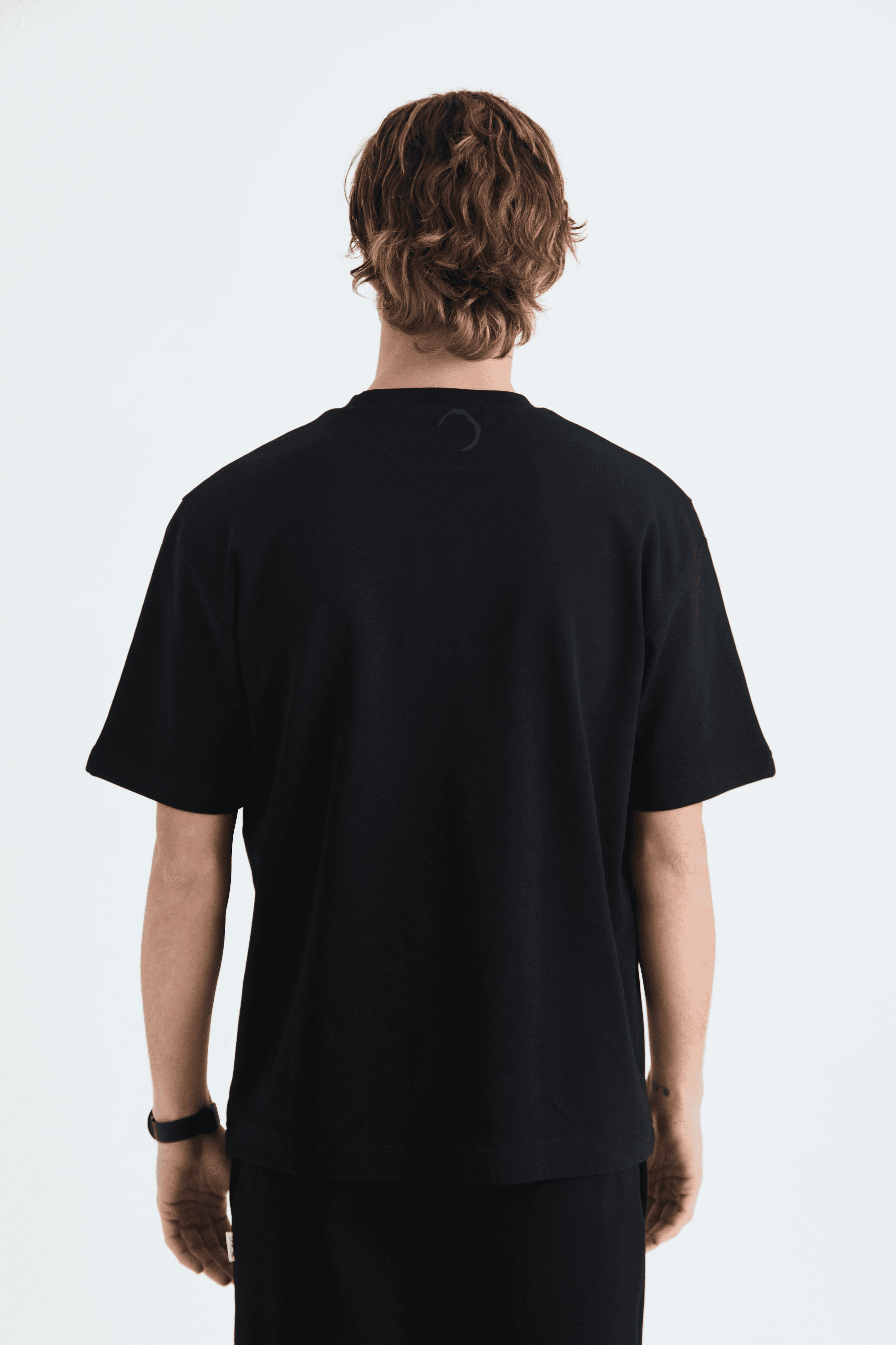 ADANESS Basic Oversize Unisex Tişört - Siyah