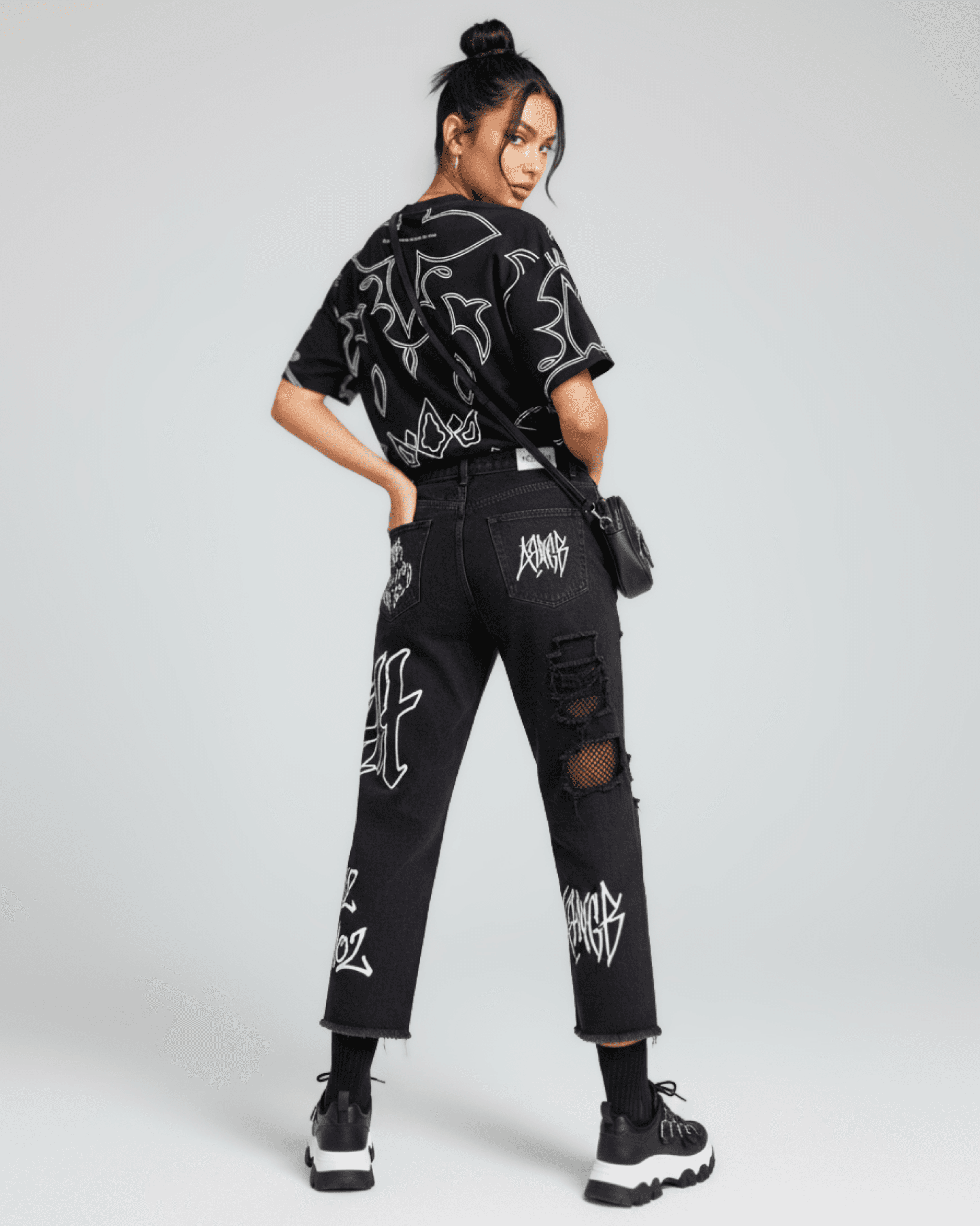 WarmVibes Oversize Unisex Tişört - Siyah