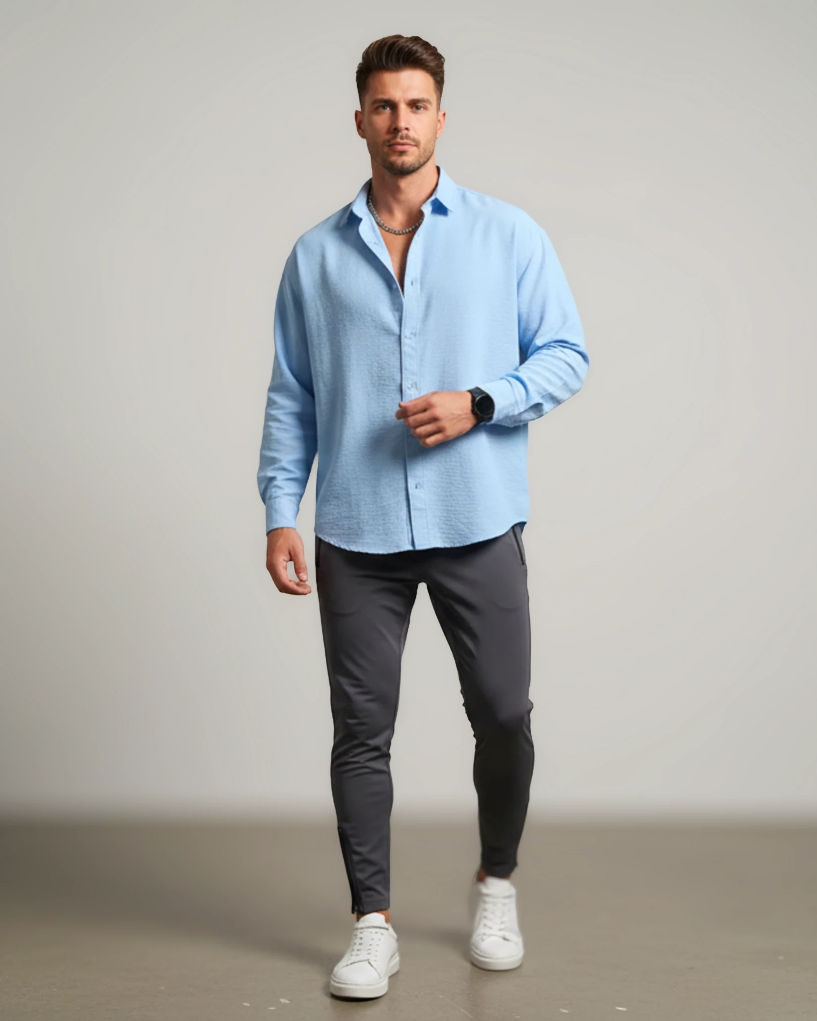 Premium Oversize Uzun Kollu Gömlek