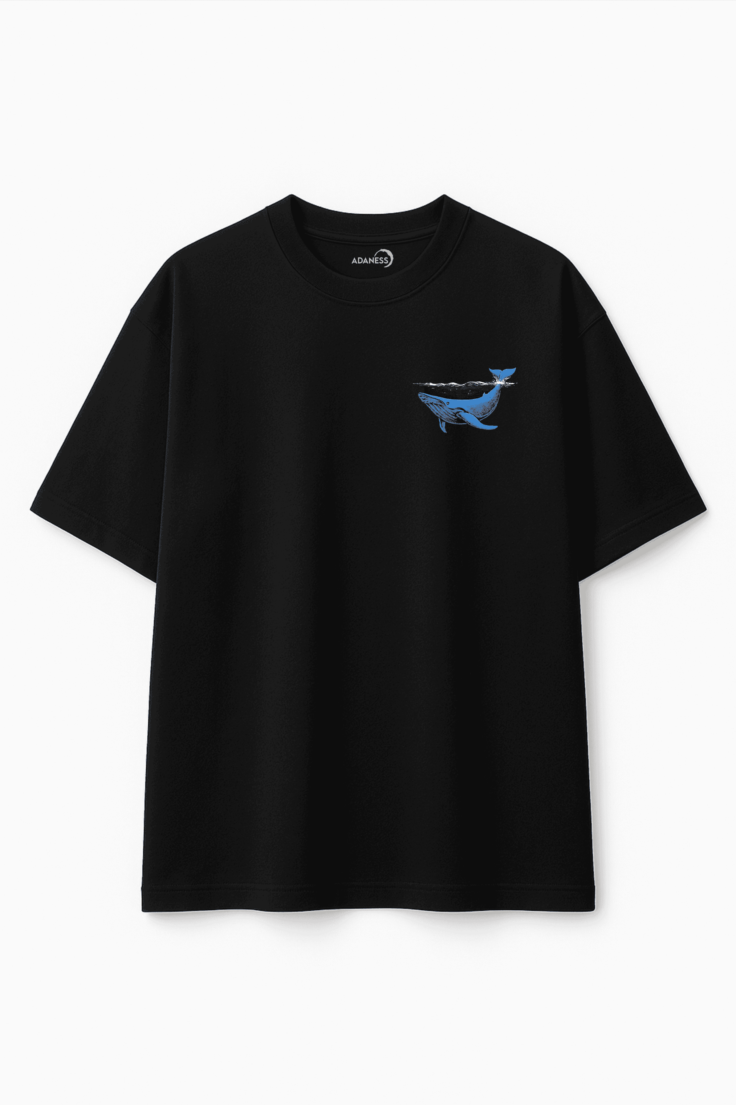 ADANESS Blue Whale Oversize Tişört