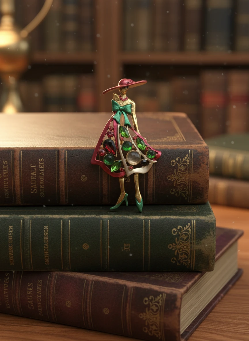 Renkli Matmazel Broş