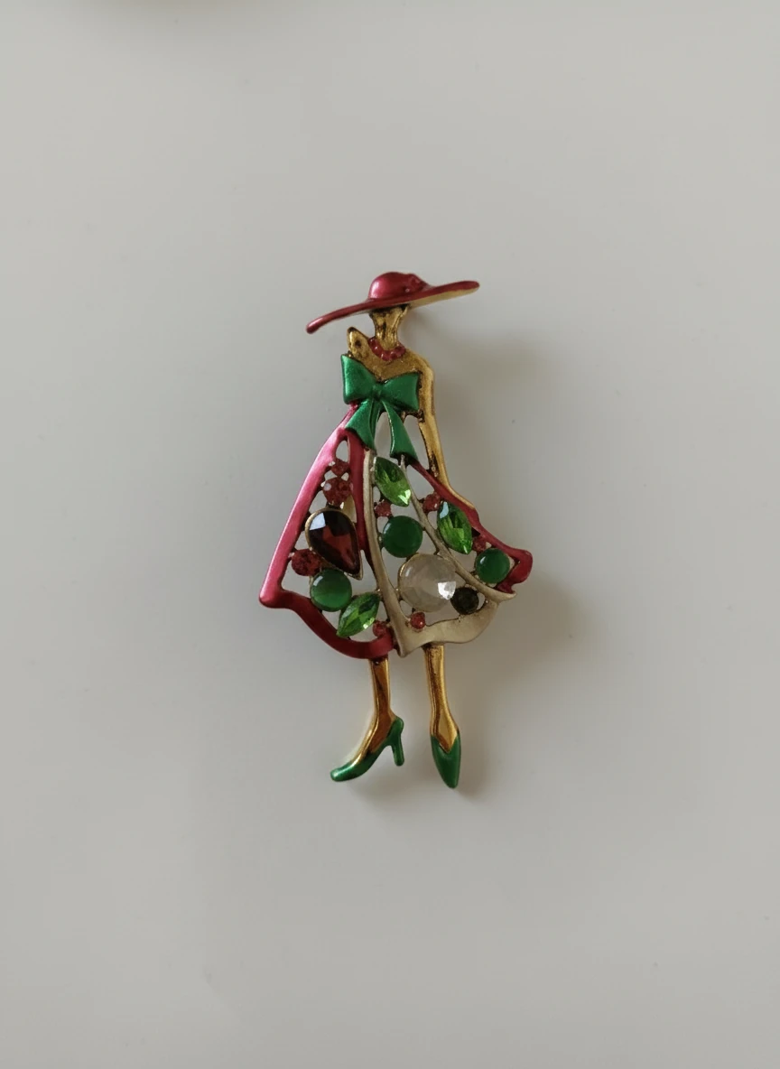 Renkli Matmazel Broş