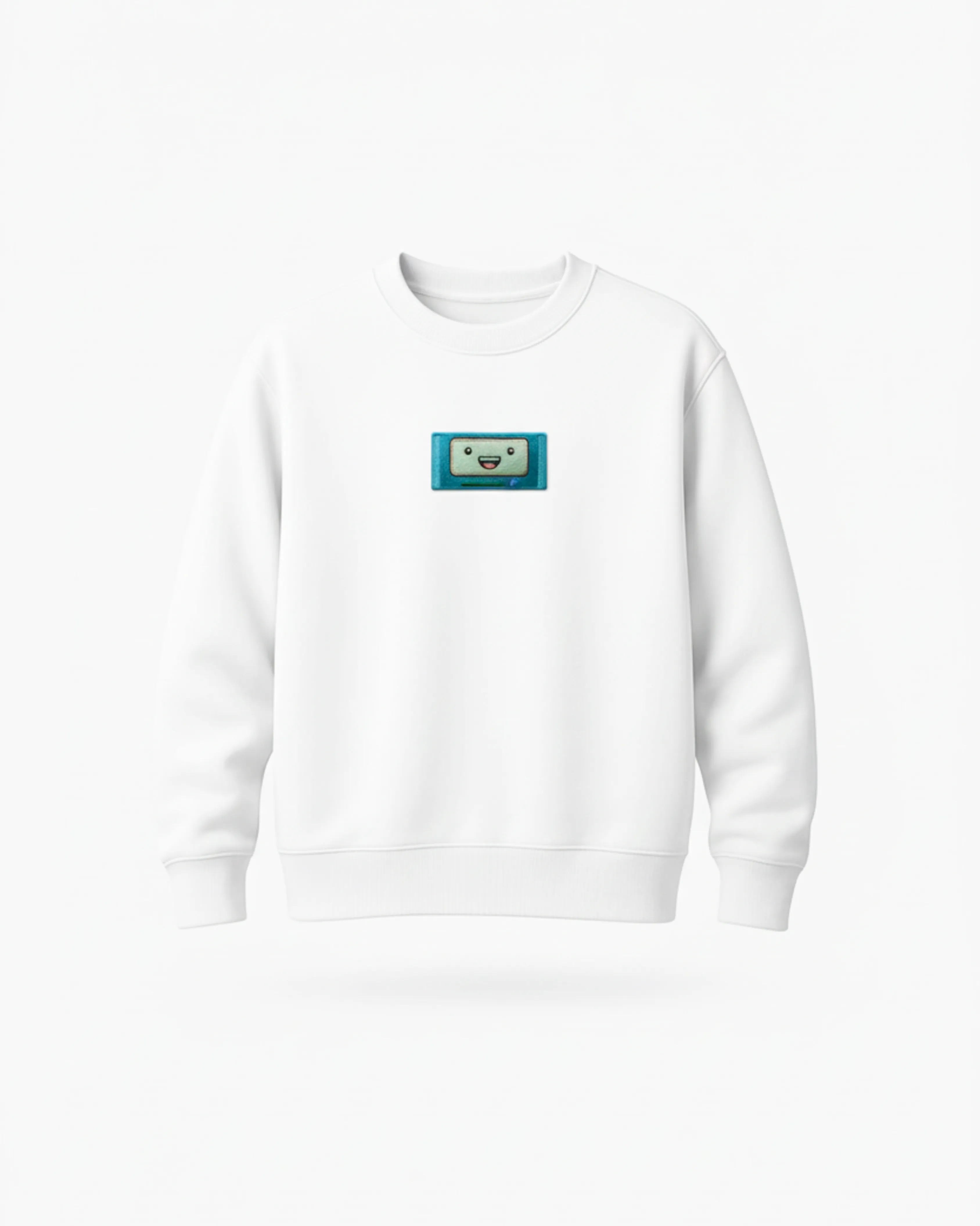 BMO Pixel Mood Premium Sweatshirt - Beyaz