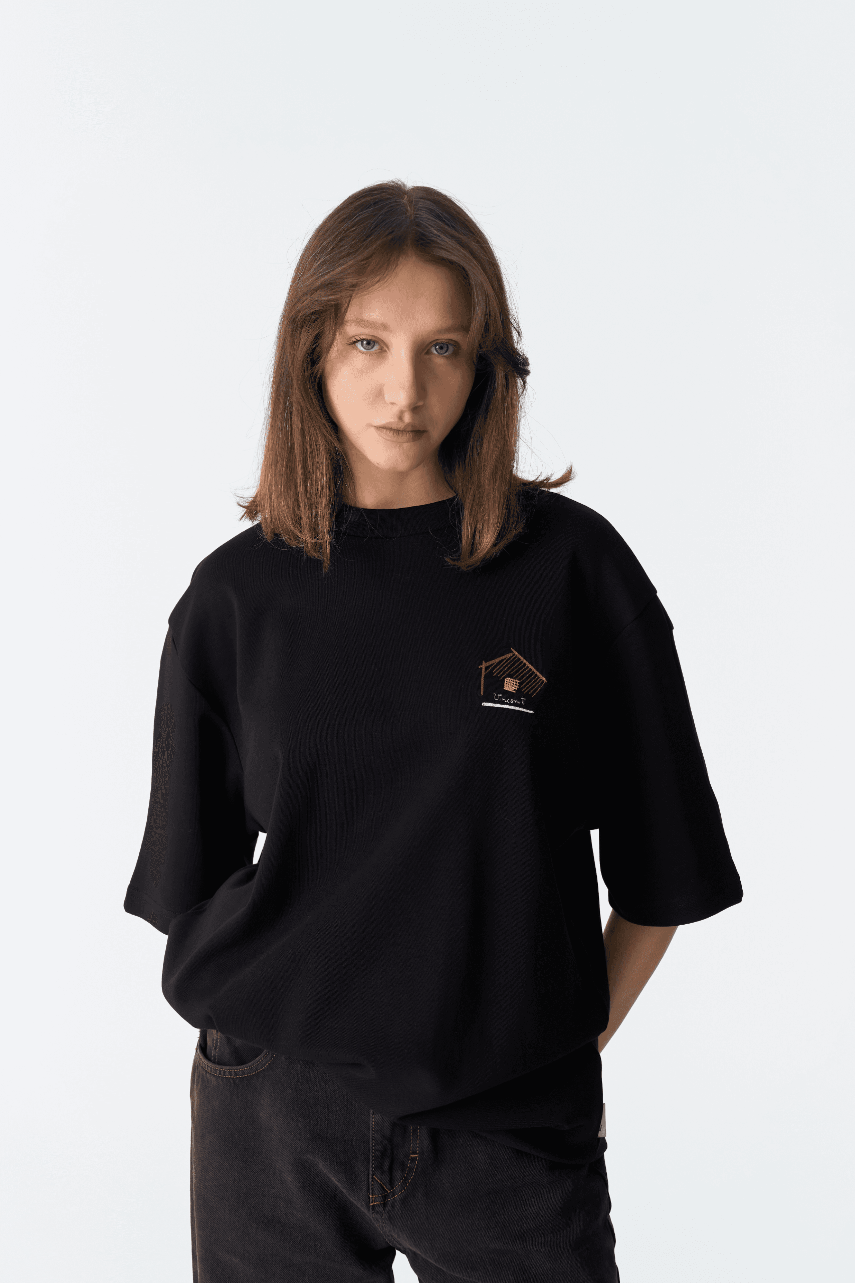 House of Vincent Unisex Tişört | ADANESS - Siyah