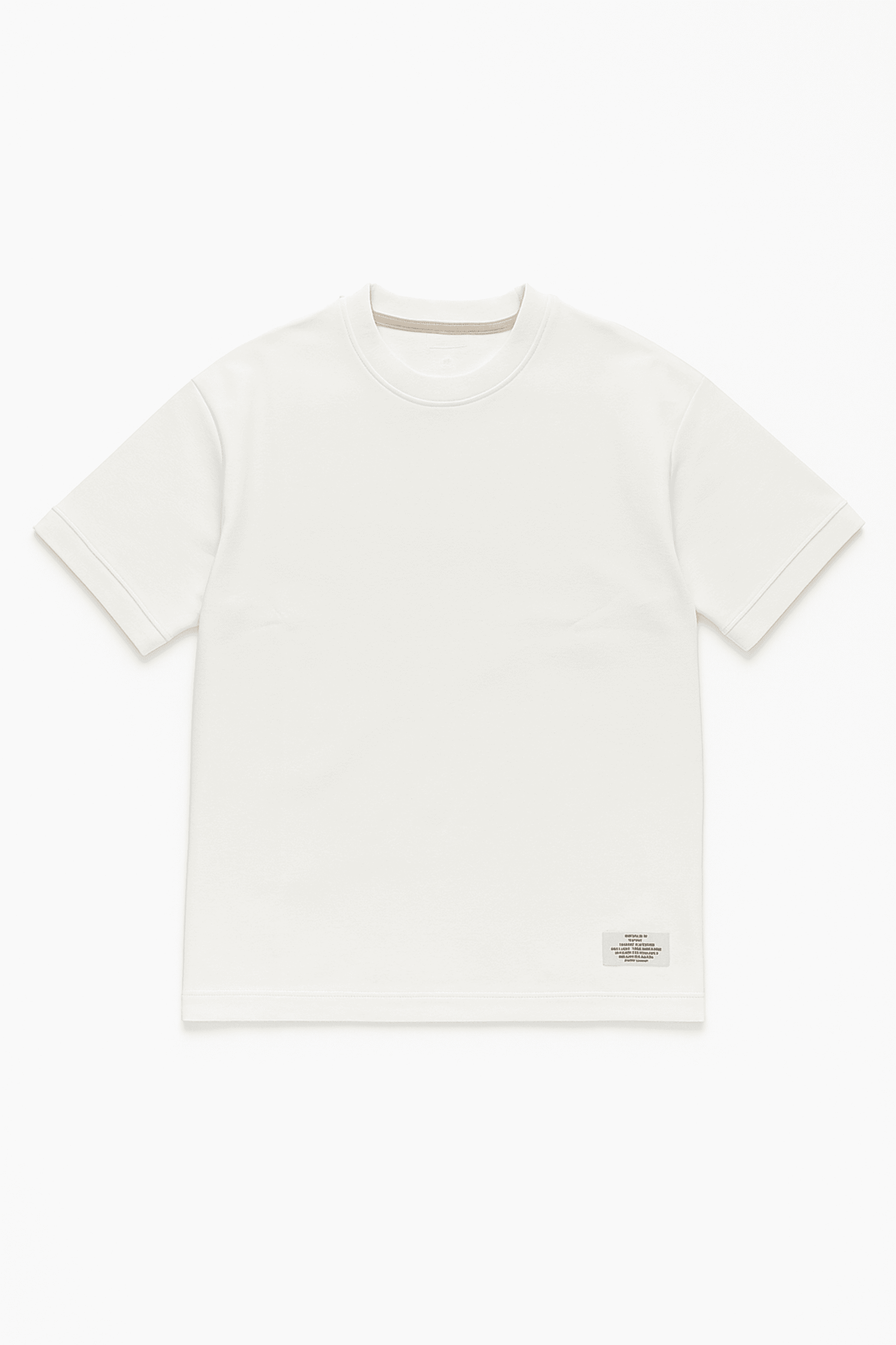 ADANESS Pamuklu Basic Bisiklet Yaka Yarım Oversize Unisex Tişört