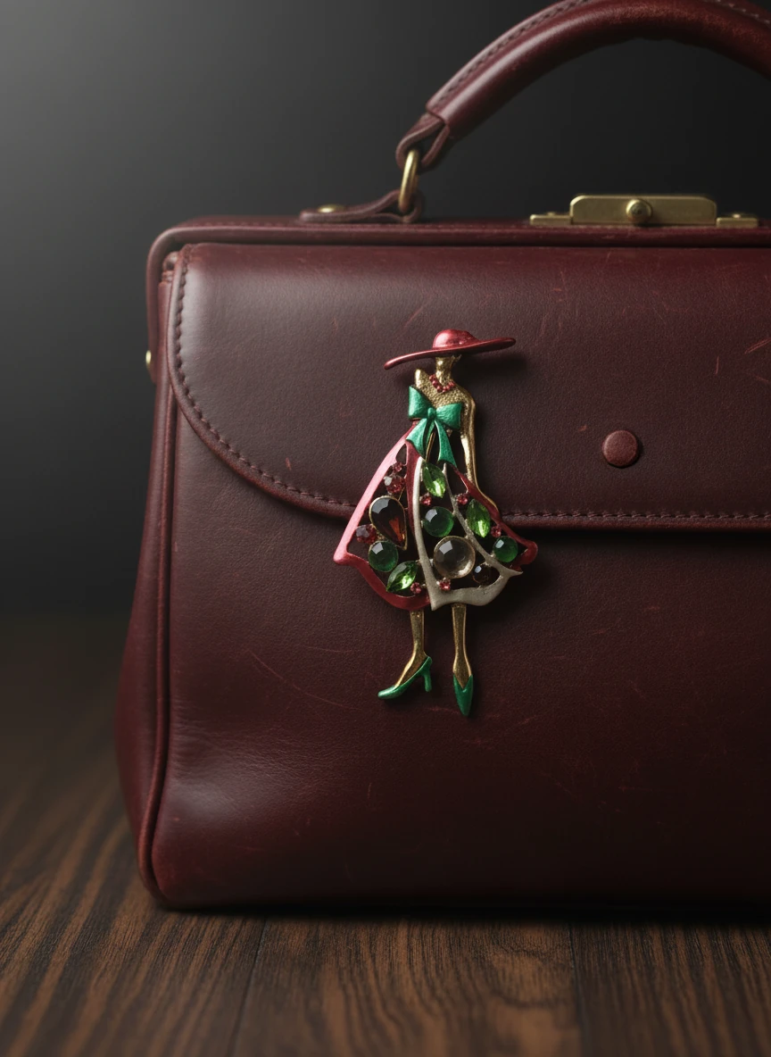 Renkli Matmazel Broş