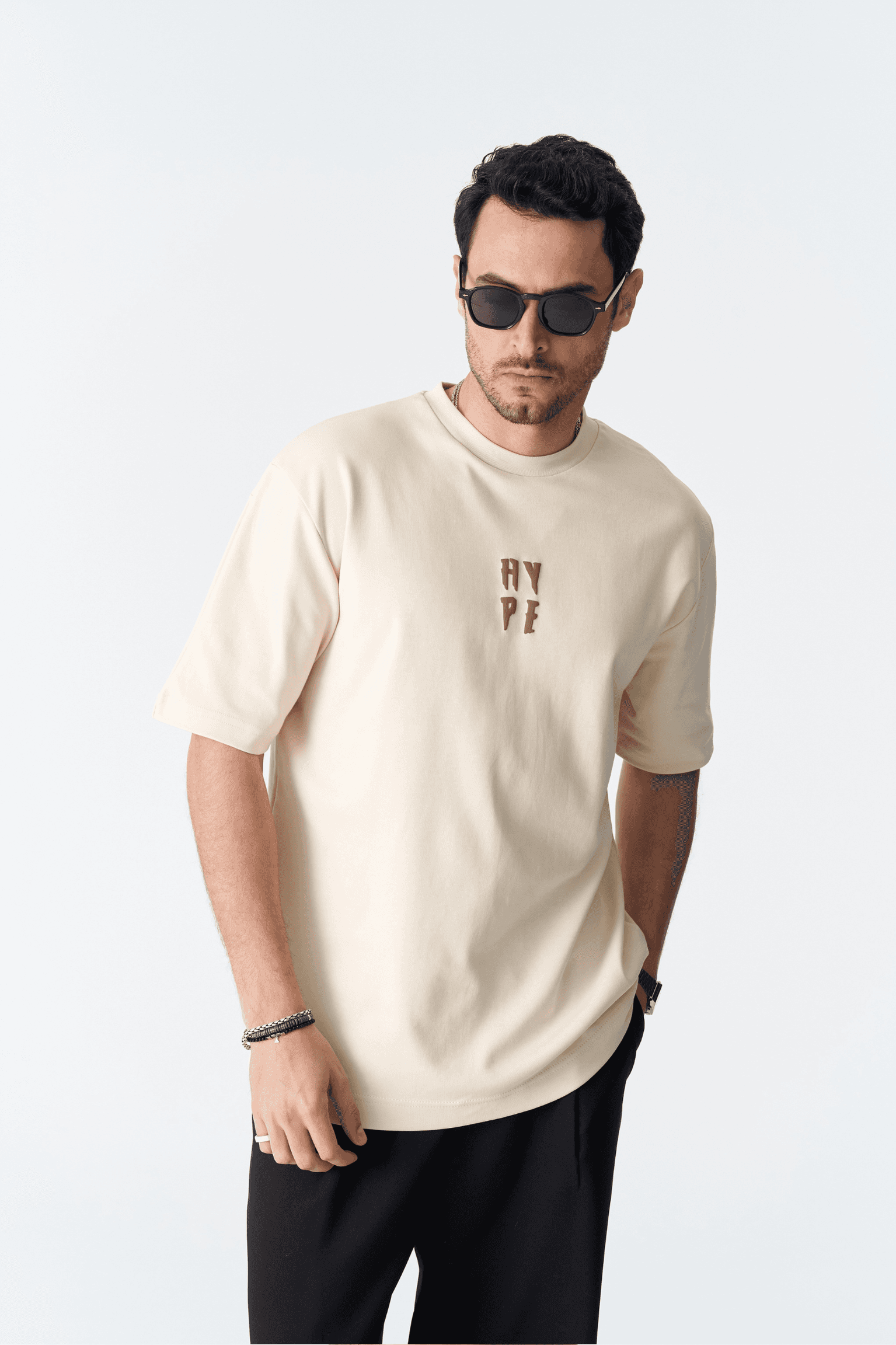 Hype Oversize Unisex Tişört | ADANESS