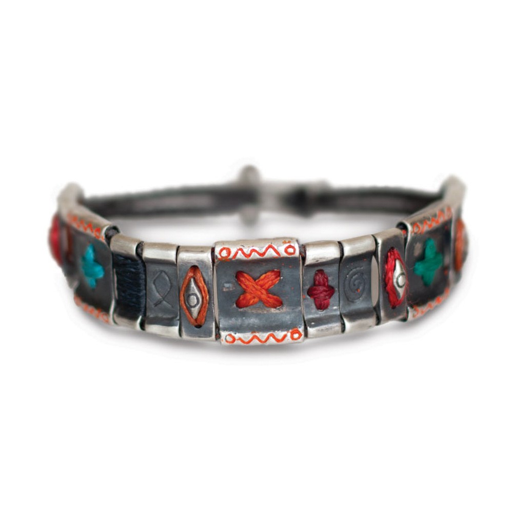 Fersknit - Unisex Silver Sparta Bracelet