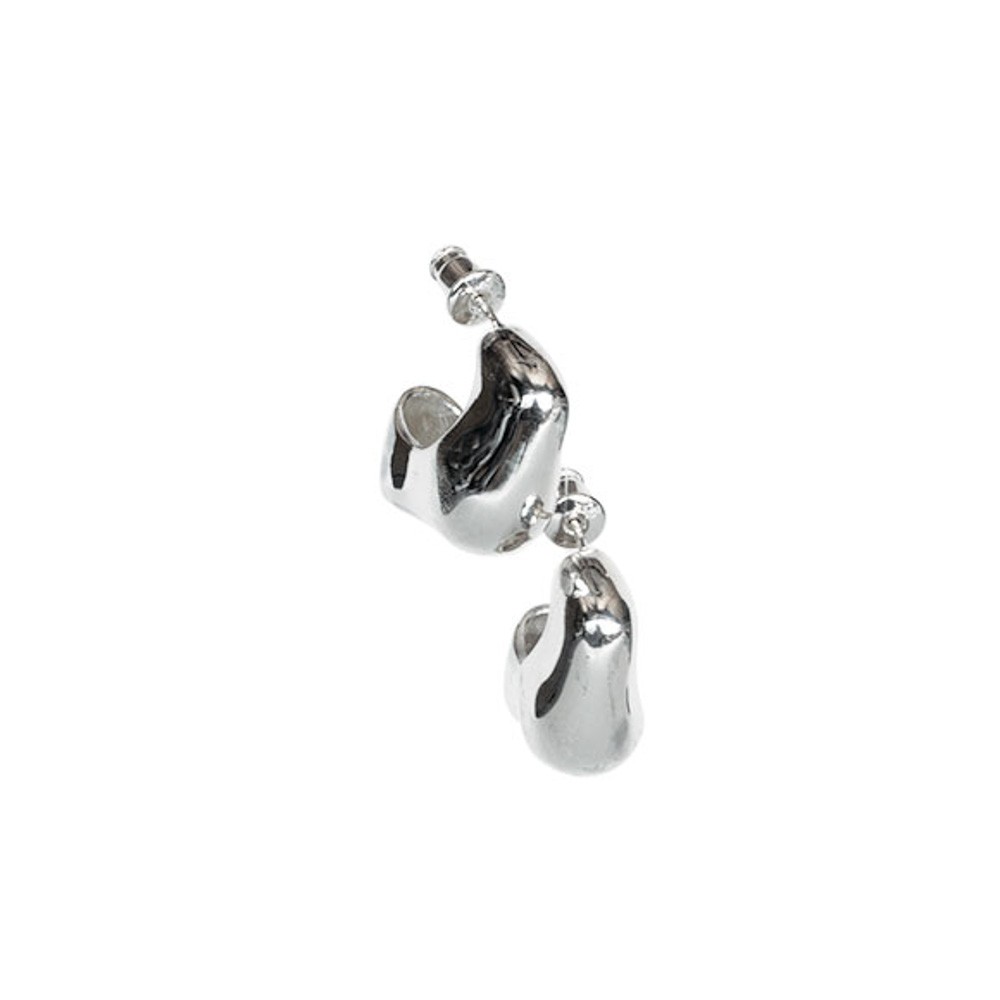 Fersknit - Silver Chubby Earring